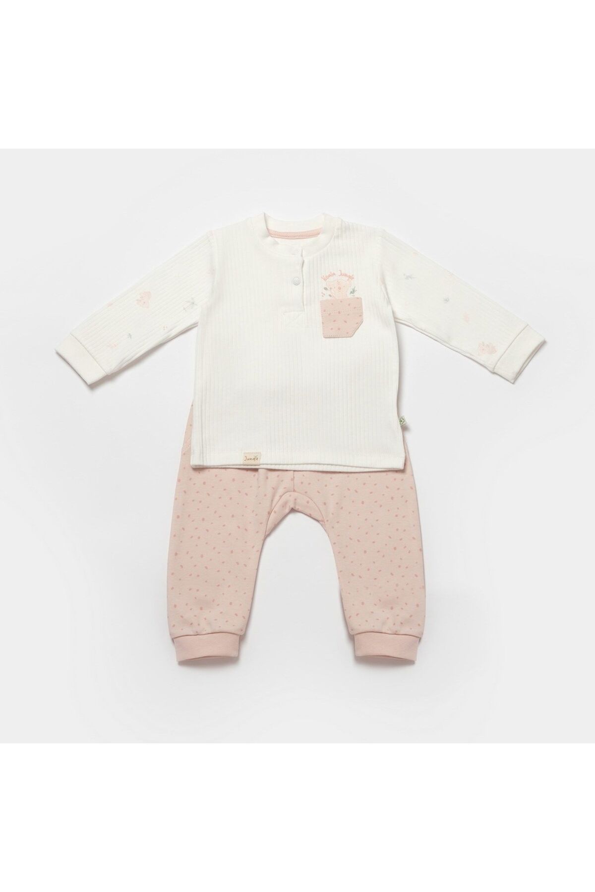 Bibaby Biorganic Koala Jungle 2'Li Bebek Takım 59776 Pembe
