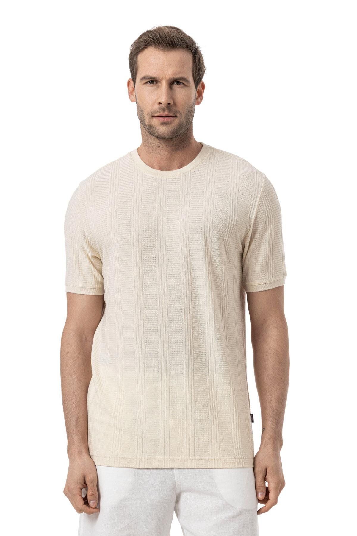 rugatchi Jakarlı Bisiklet Yaka T-Shirt