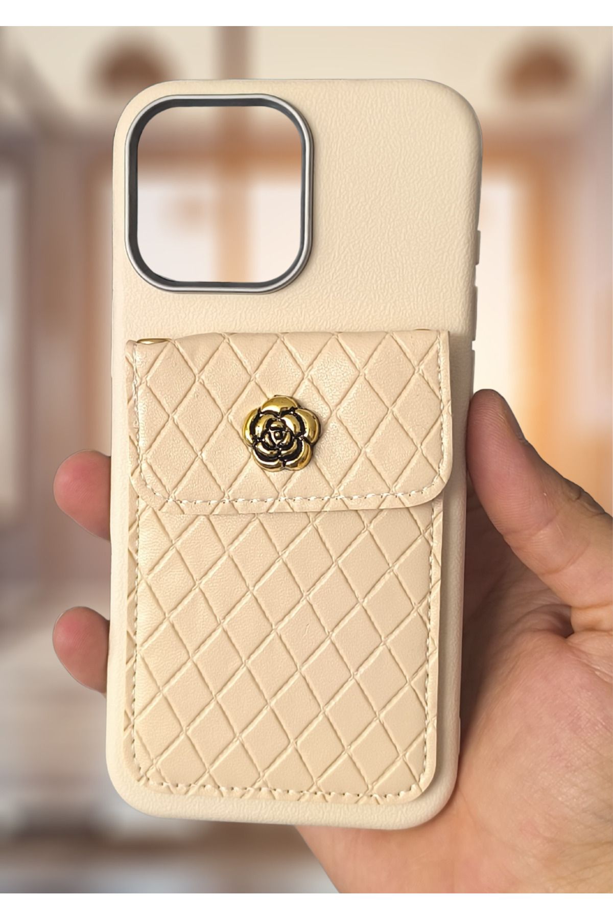 BCASE İphone 15 Pro Çantalı Boyun Askılı Kılıf