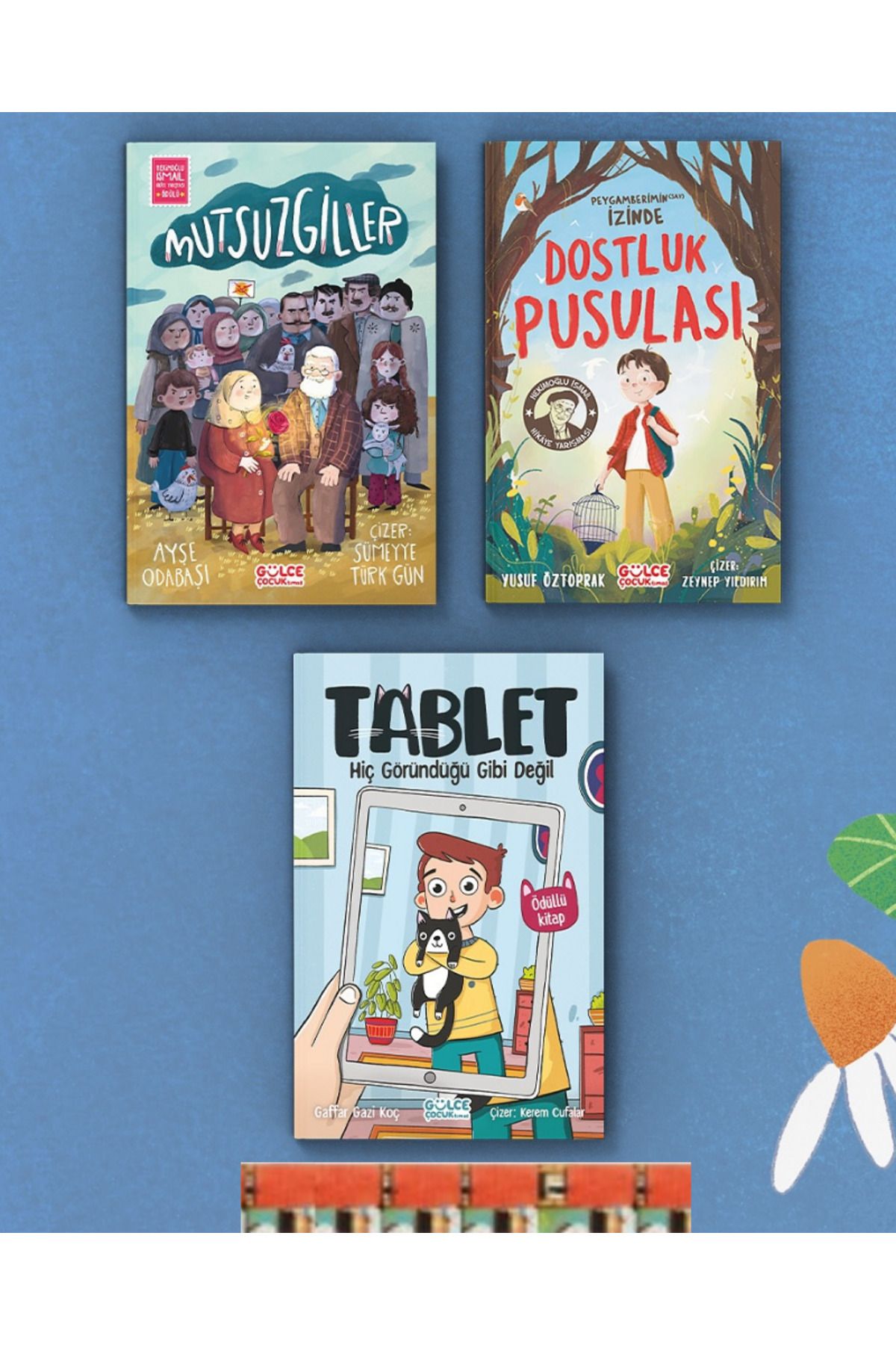 Gülce Kitap 2.3.SINIF-Mutsuzgiller,Dostluk Pusulası-Peygamberimin İzinde,Hiç Göründüğü Gibi Değil/Tablet(3kitap)