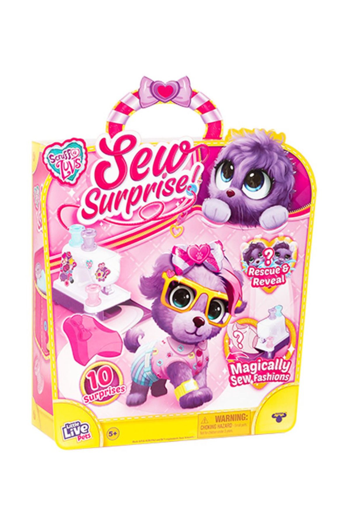 GIOCHI PREZIOSI Scruff a Luvs Moda Oyun Seti Mor CRU06000