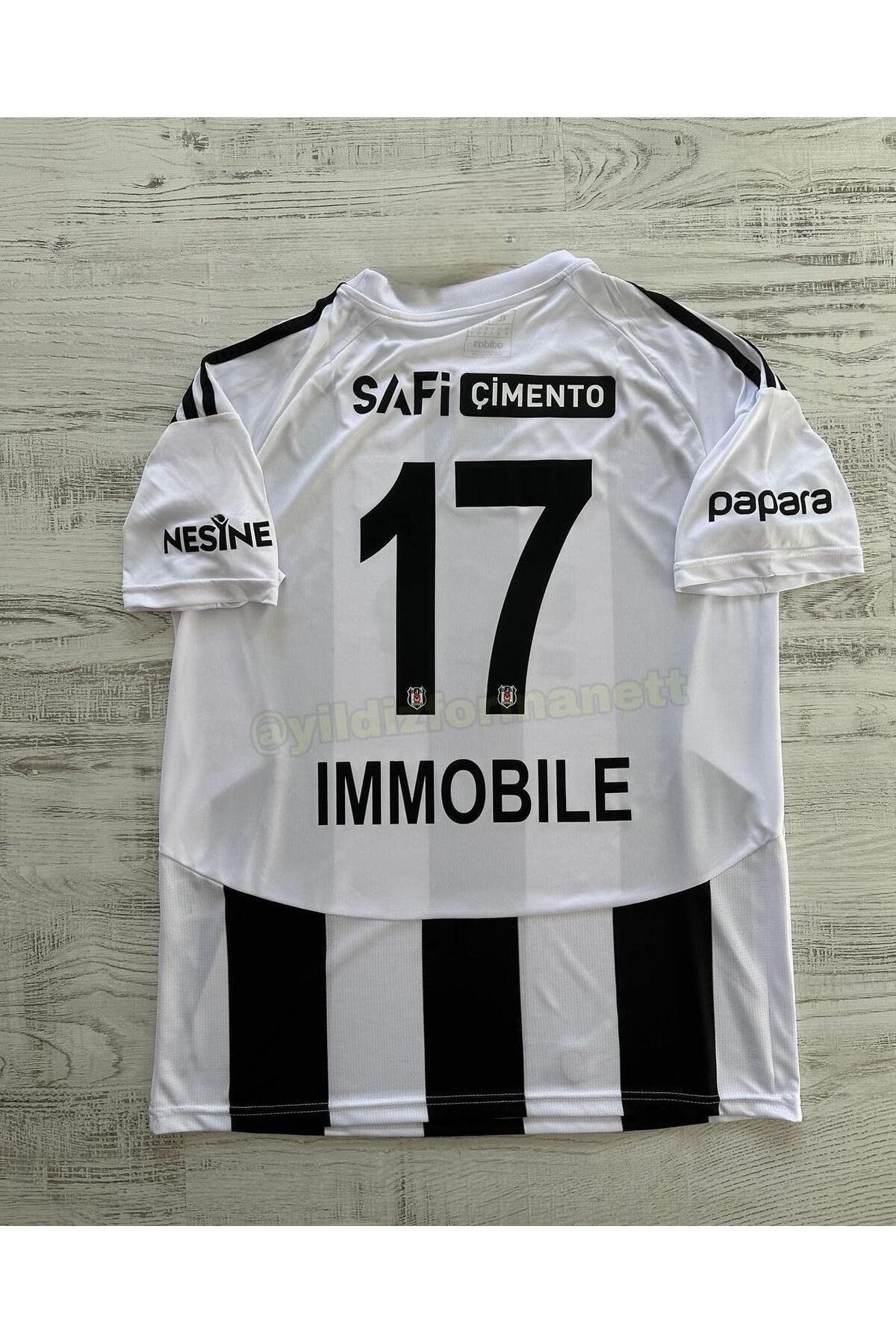 Flextreme immobile//Beşiktaş/siyah/beyaz 24-25 Yeni Sezon Yetişkin Futbol Forması