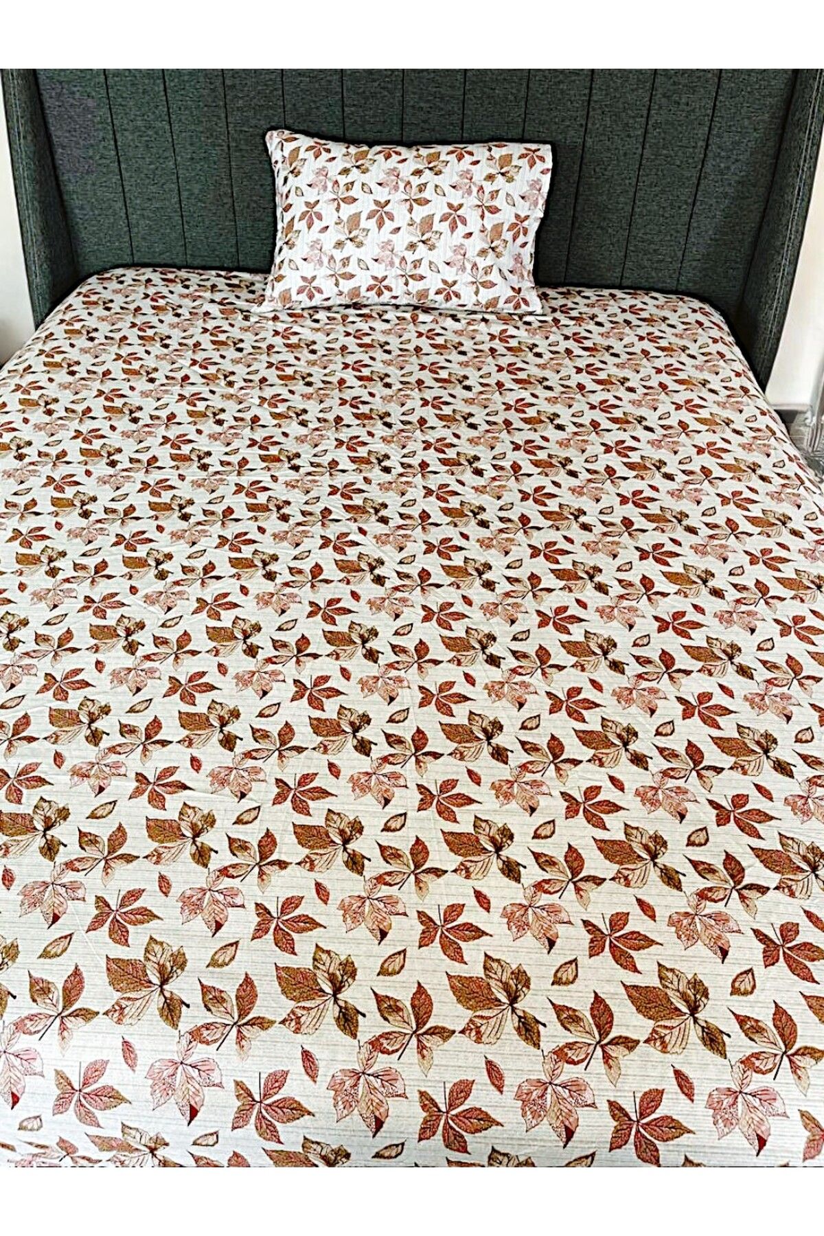 MixCotton Home Çift Kişilik Pamuk Lastikli Çarşaf ve 2 Adet Yastık Kılıfı