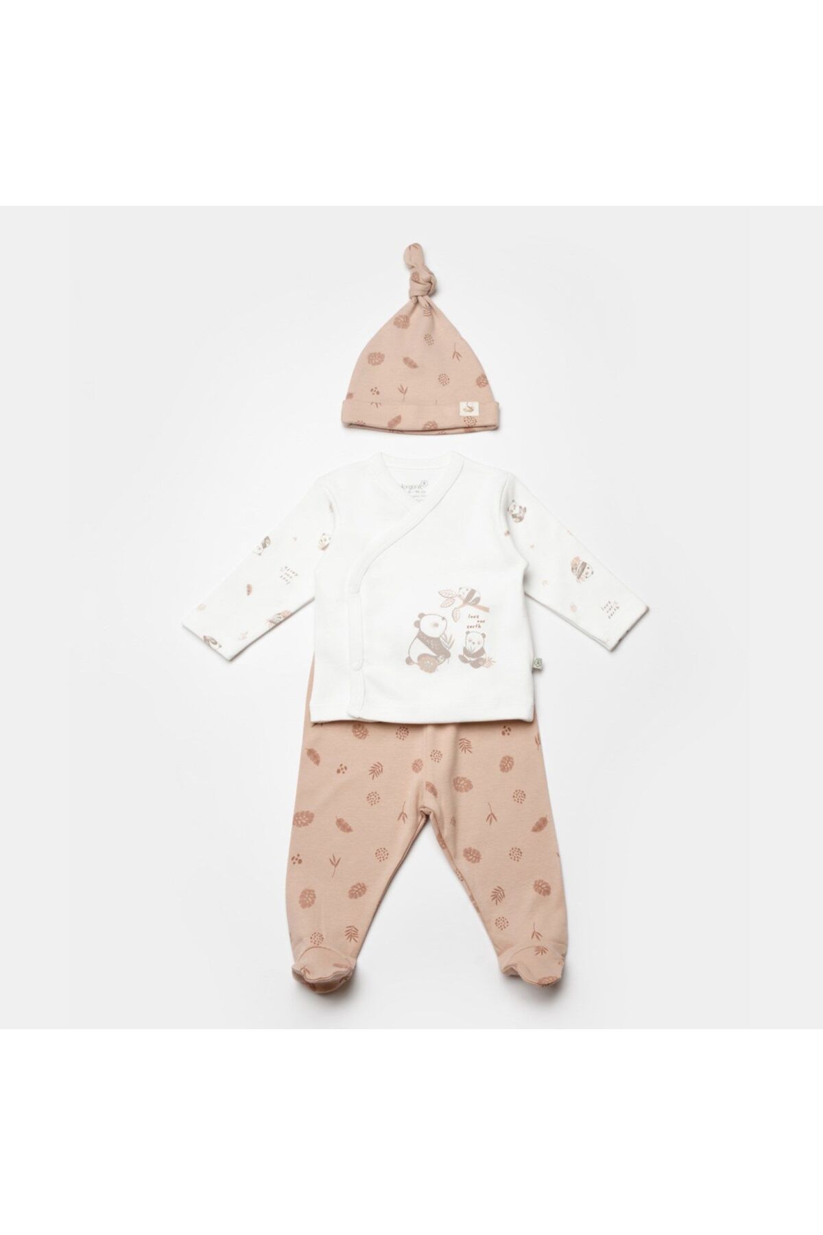 Bibaby Biorganic Love Our Earth 3 Parça Set 73345 Mocha