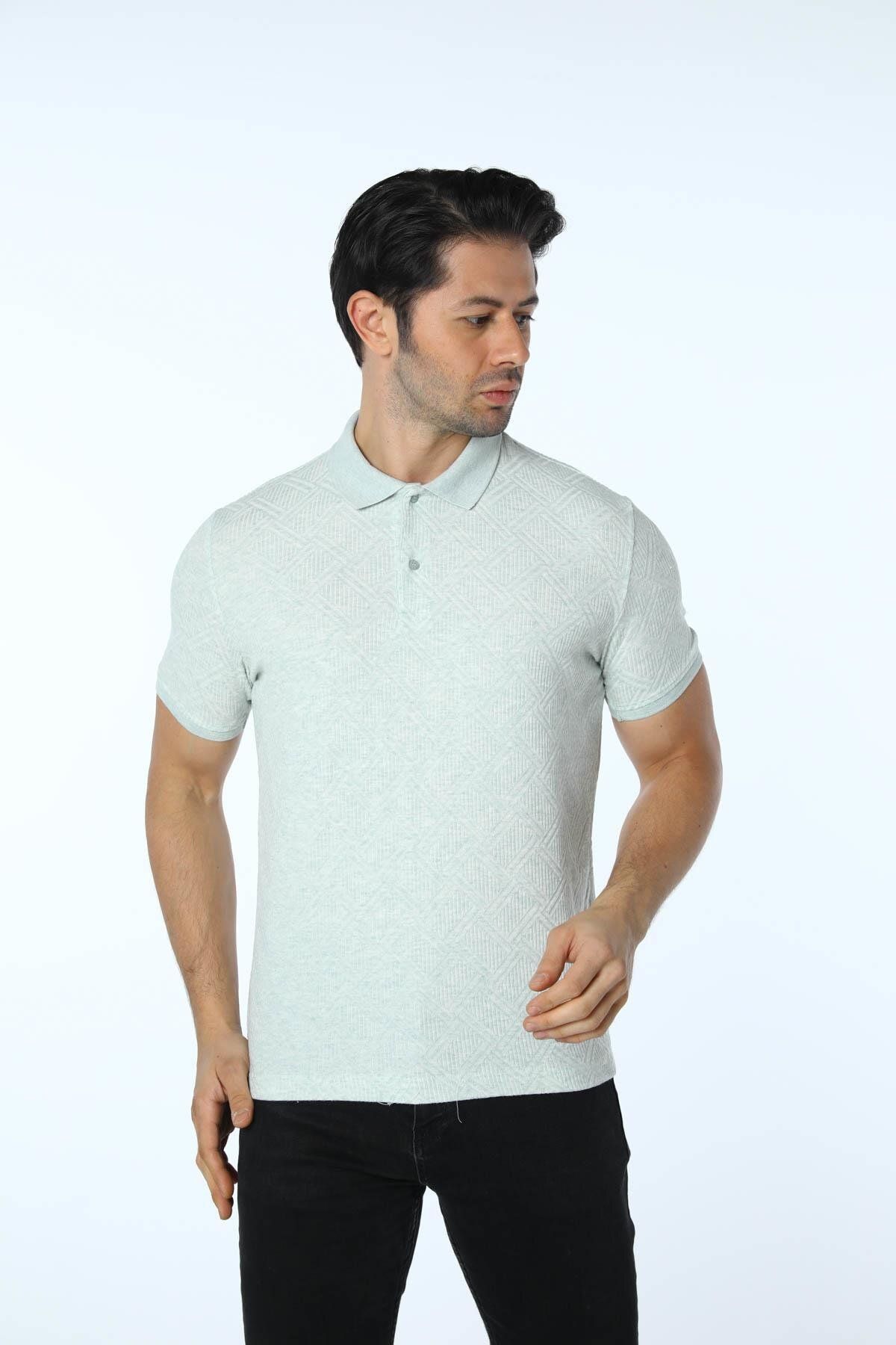 rugatchi Jakarlı Polo Yaka T-Shirt
