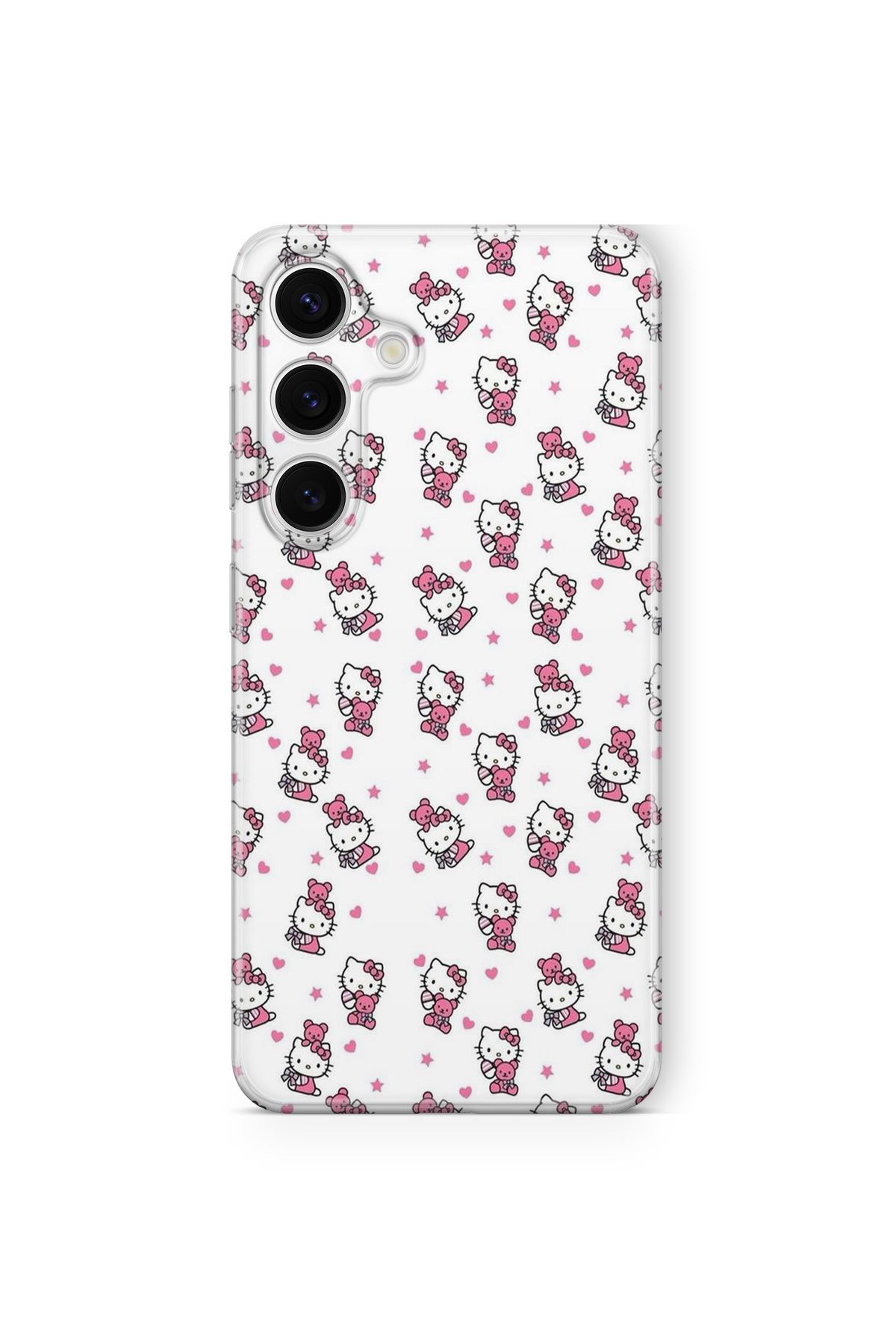 Space Star Samsung Galaxy A36 Uyumlu Hello Kitty Tasarım Baskılı Şeffaf Kılıf