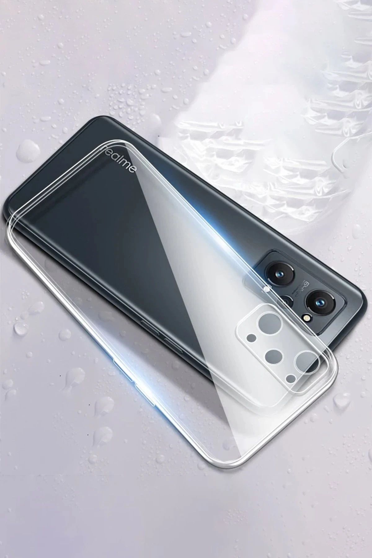 NewFace Realme GT2 Pro 5G Kılıf Lüx Şeffaf Silikon NRMSA