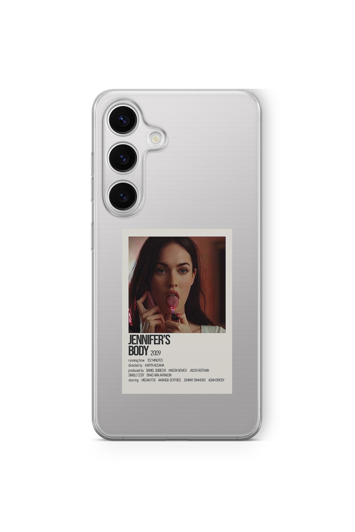 Space Star Samsung Galaxy A14 Uyumlu Jennifer's Body Tasarım Baskılı Şeffaf Kılıf