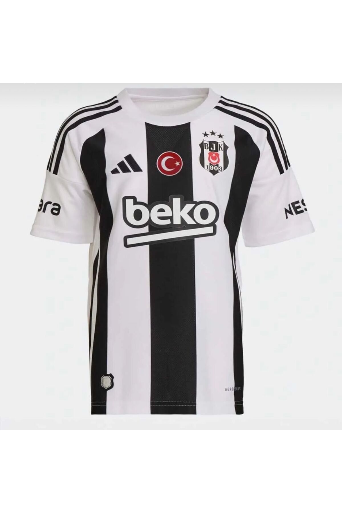 Flextreme isimsiz-Beşiktaş//Siyah/beyaz24-25 Yeni Sezon Yetişkin Futbol Forması