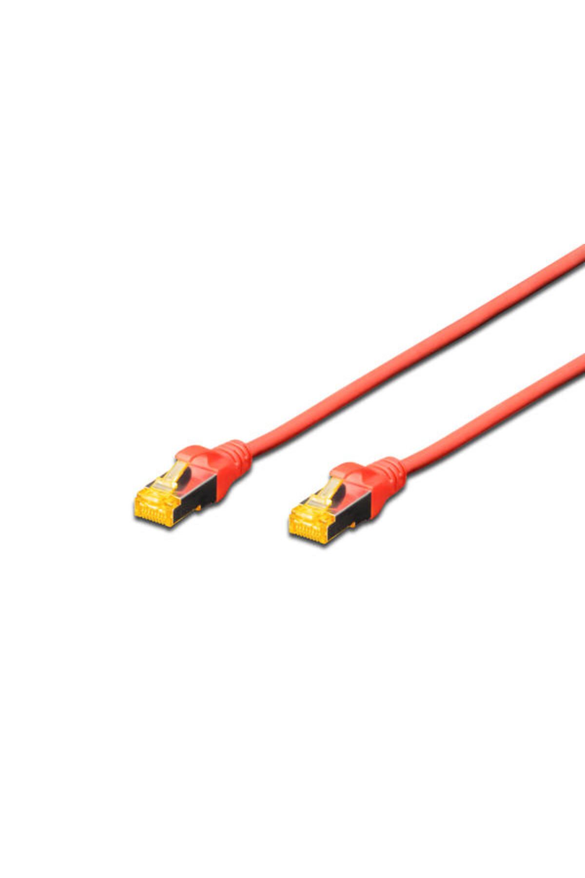 Assmann Digitus DK-1644-A-010/R 1 Mt CAT6A AWG26/7 LSZH S/FTP Kırmızı Patch Cord Kablo