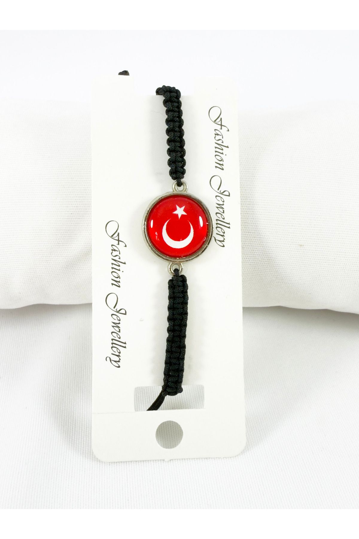 biuti Türk Bayrağı Bileklik, Asansörlü Boyutu Ayarlanabilir İpli