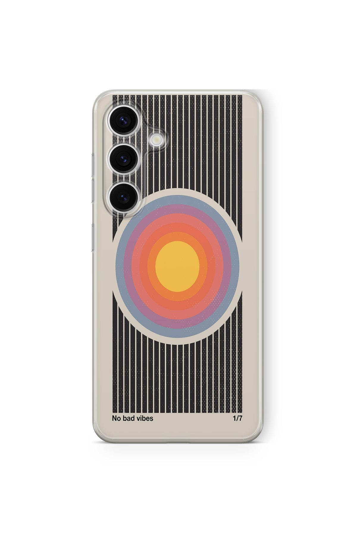 Space Star Samsung Galaxy A04s Uyumlu No Bad Vibes Tasarım Baskılı Şeffaf Kılıf