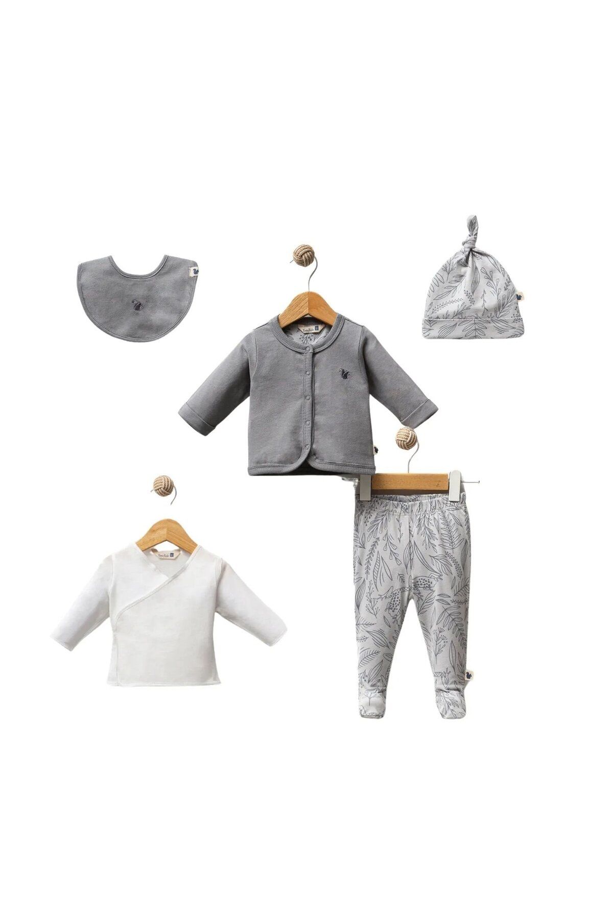 Vitale Tost Tale Little Frog 5 Parça Hastane Çıkışı Grey