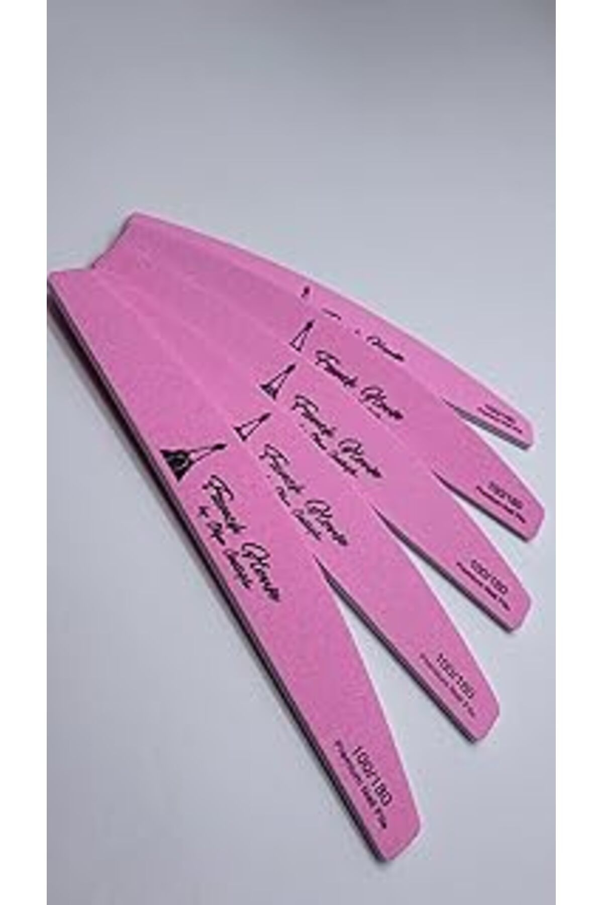 nazeninstoğu 5 Adet Protez Tırnak Törpüsü 100/180 Yıkanabilir, Kağıt Törpü, Nail File, Nail Art