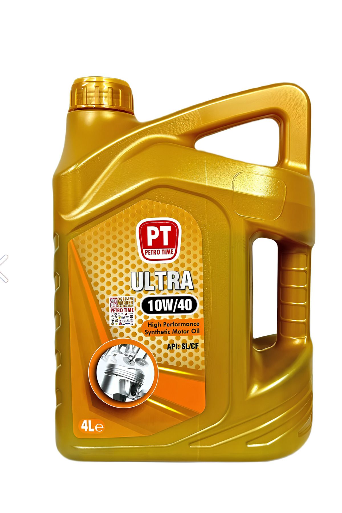 PT Petro Time Petro Time Ultra 10w-40 Sentetik Motor Yağı 4 L