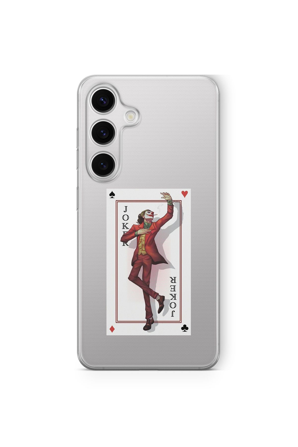 Space Star Samsung Galaxy A05S Uyumlu Joker Tasarım Baskılı Şeffaf Kılıf