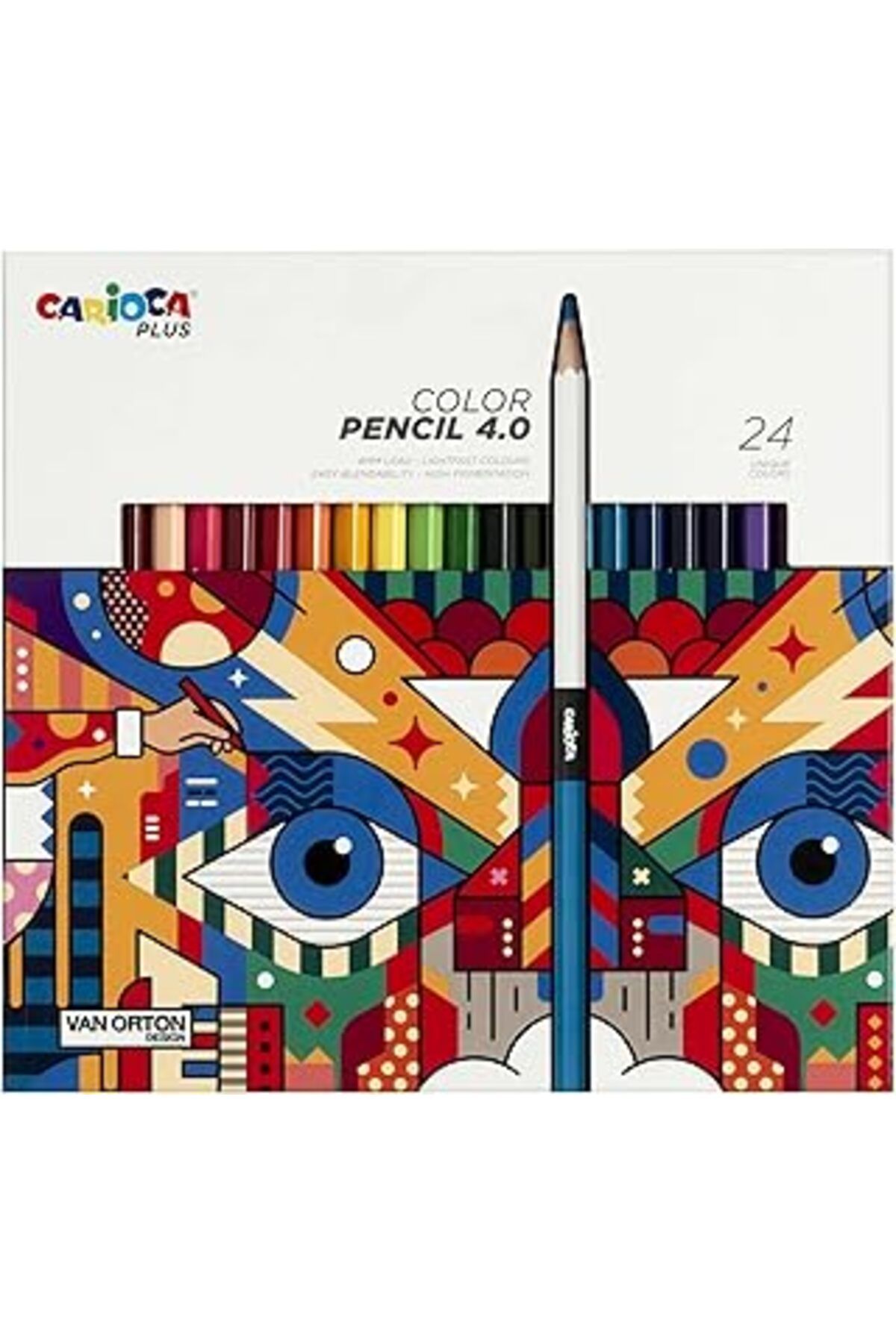 nazeninstoğu Carioca Plus 4.0 Kuru Boya Kalemi 24'Lü