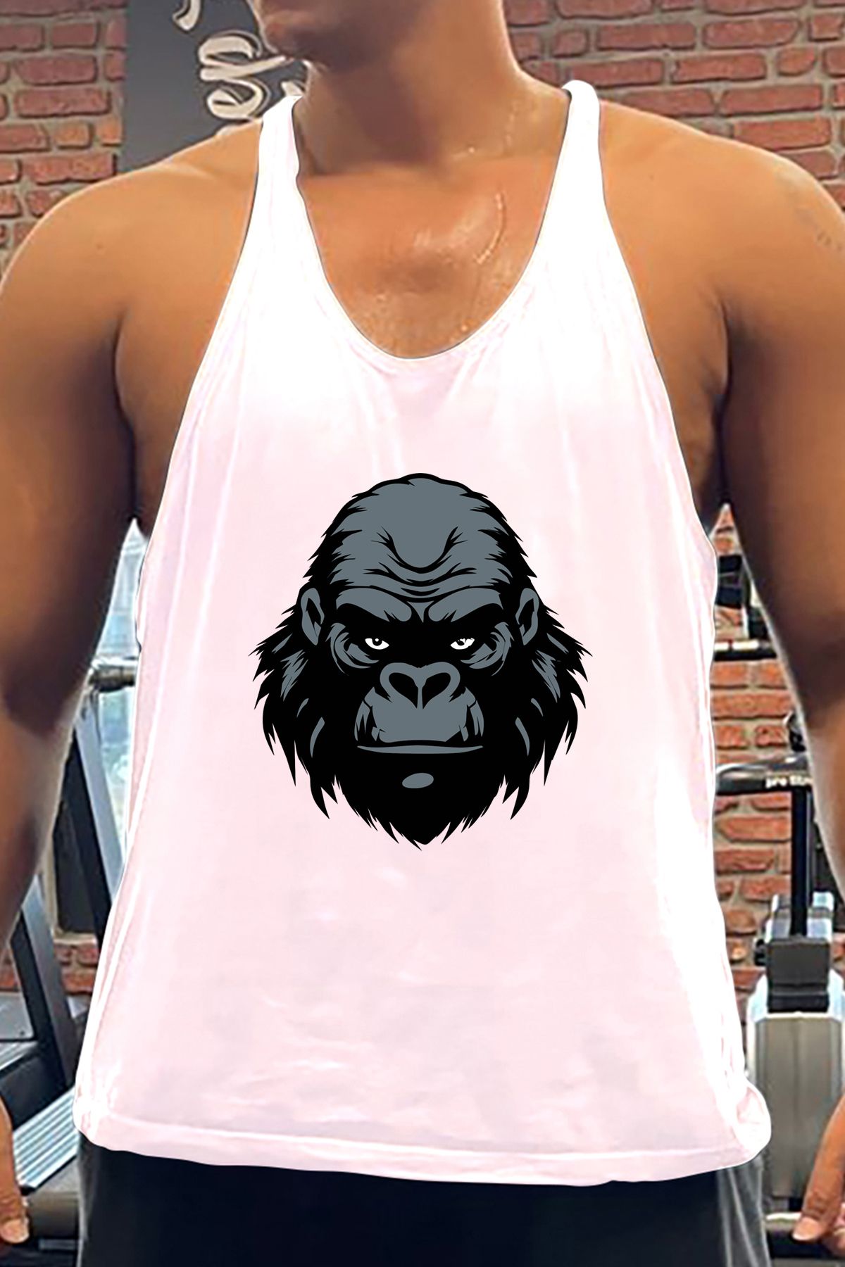 BLUU GorGy Gym Fitness Tank Top Sporcu Atleti