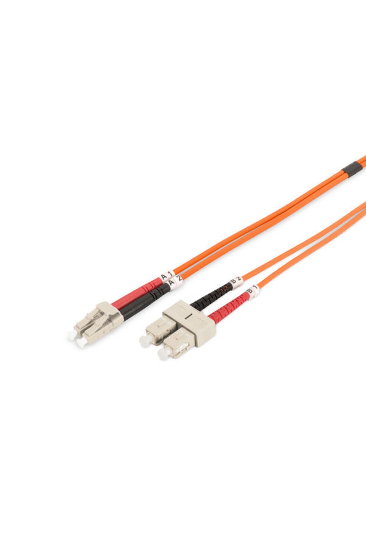 Assmann Digitus DK-2532-03 3 Mt LC-SC 50/125 Multimode Fiber Optik Patch Kablo