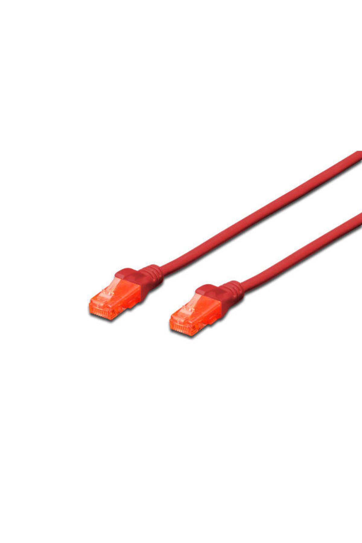 Beek BC-U6015R 1.5 Mt CAT6 U-UTP AWG26 LSZH Kırmızı Patch Cord Kablo