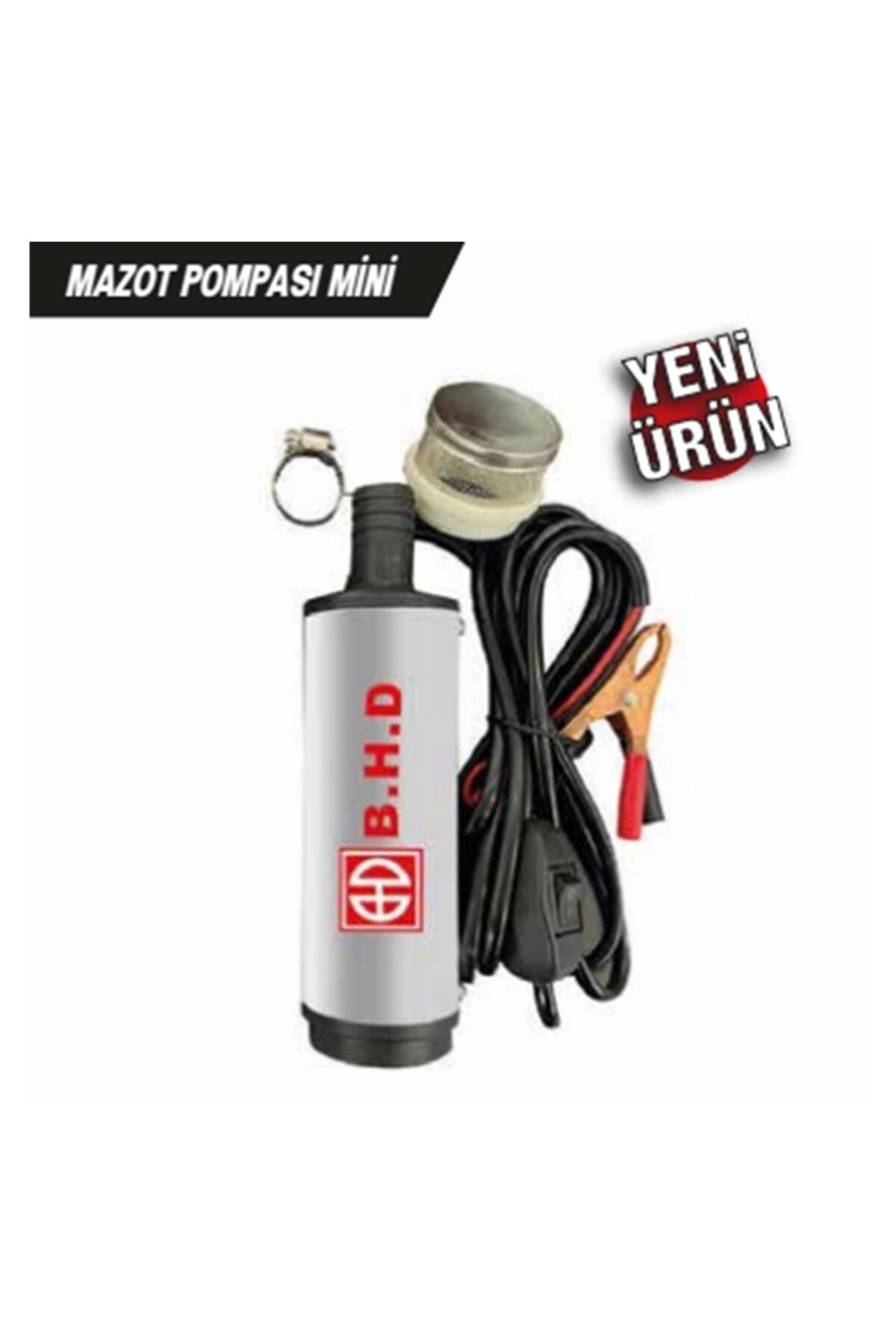 Worldtec 24 Volt 51mm Alüminyum Dalgıç Tipi Sıvı Aktarma Pompası