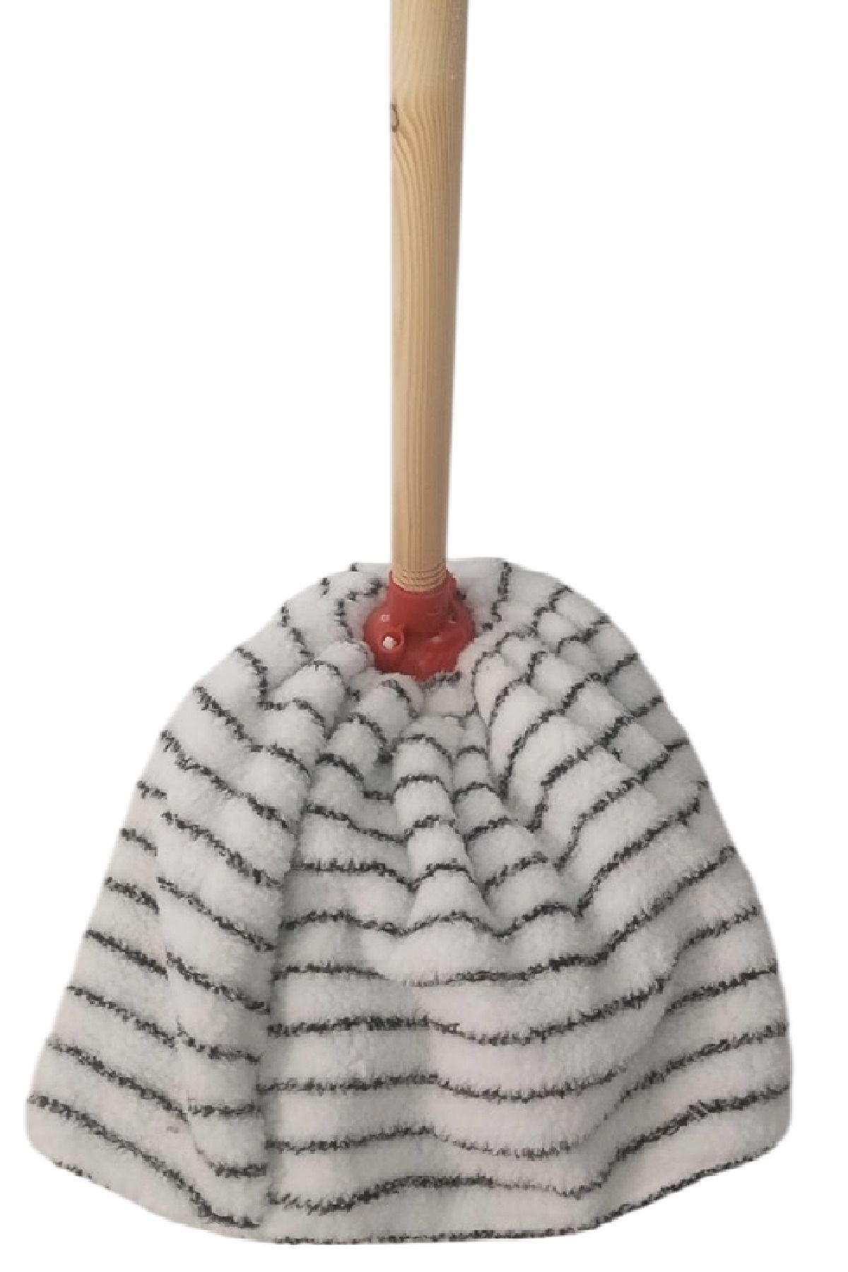 Lider Wellsoft Mop Paspas Mop Yedek Ucu Ve Ahşap Sapı ile Takım