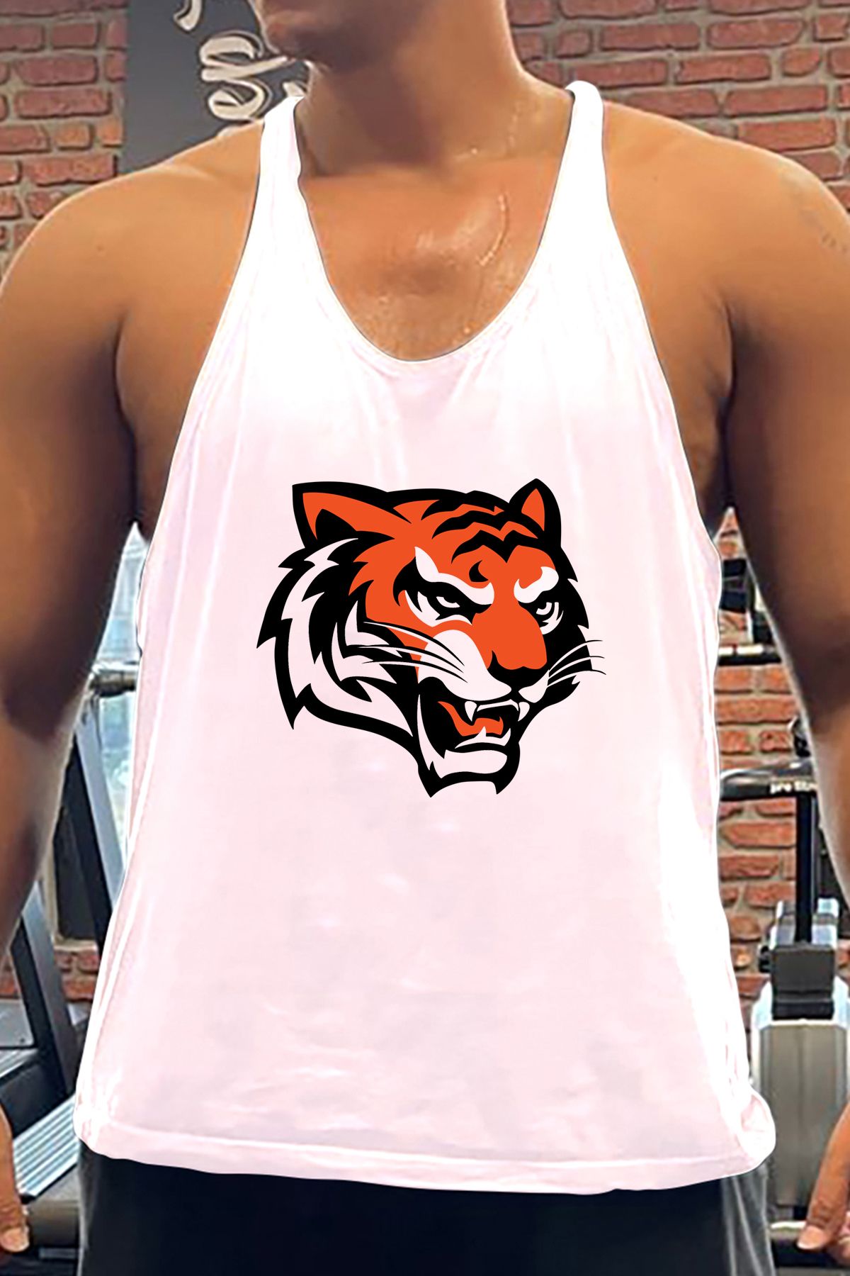 BLUU TigerBe Gym Fitness Tank Top Sporcu Atleti
