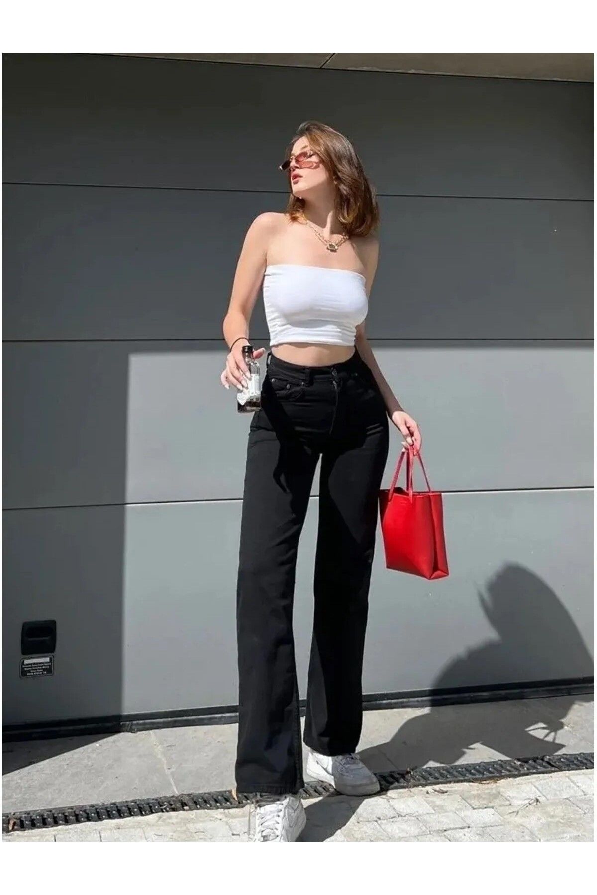 Lotus KADIN LİKRALI BORU PAÇA JEANS KOT PANTOLON
