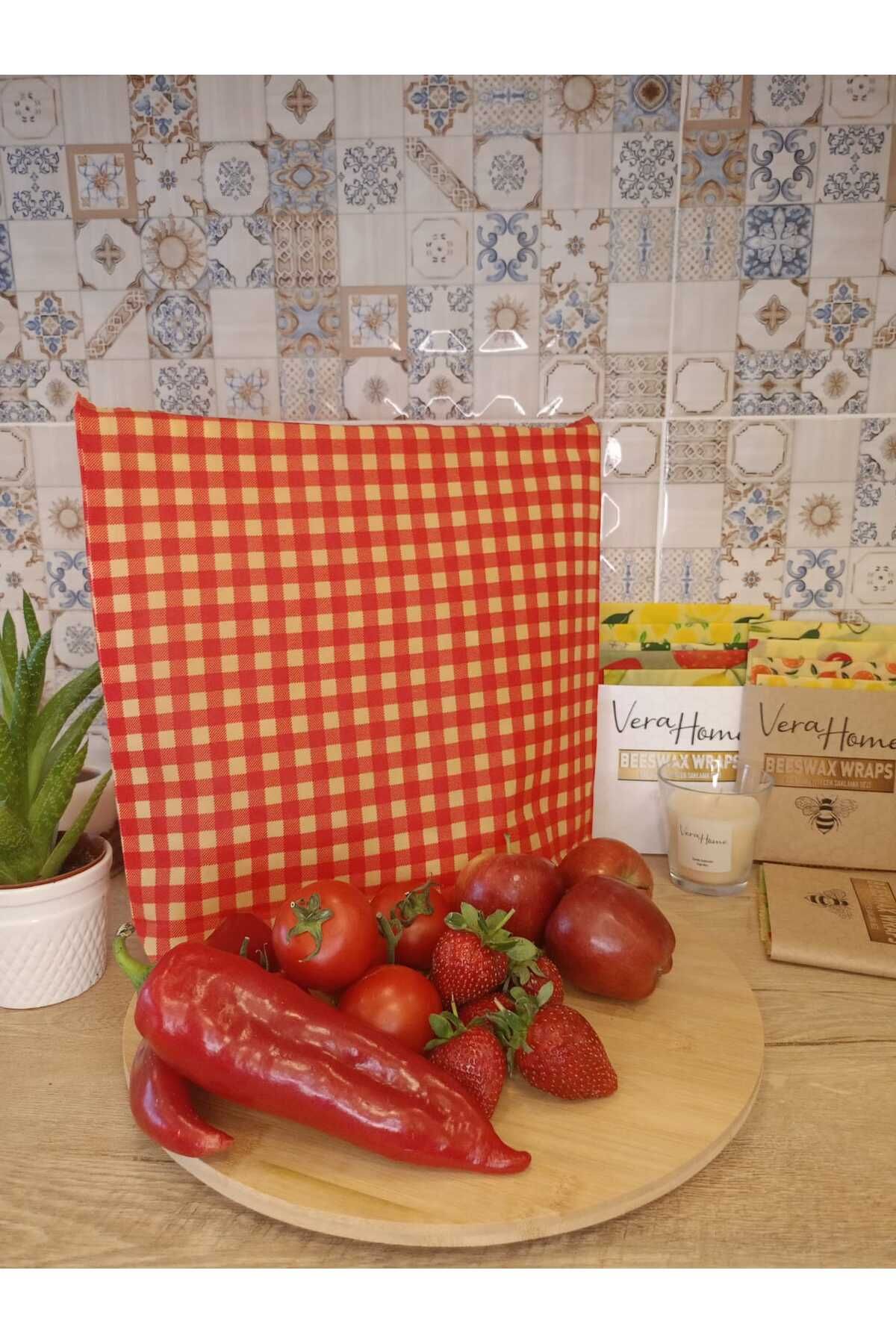 Vera Food VeraFood Beeswax Saklama Kesesi MEGA Set (30*35 Kese,30*35 Kese,30*35 Kese,30*35 Kese,25*25 Bez)