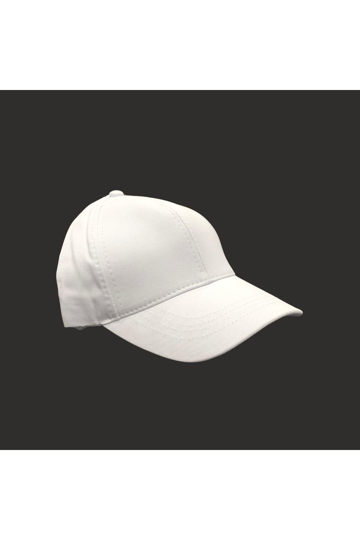 Bijutek Unisex Düz Cırt Cırtlı Ayarlamalı Şapka