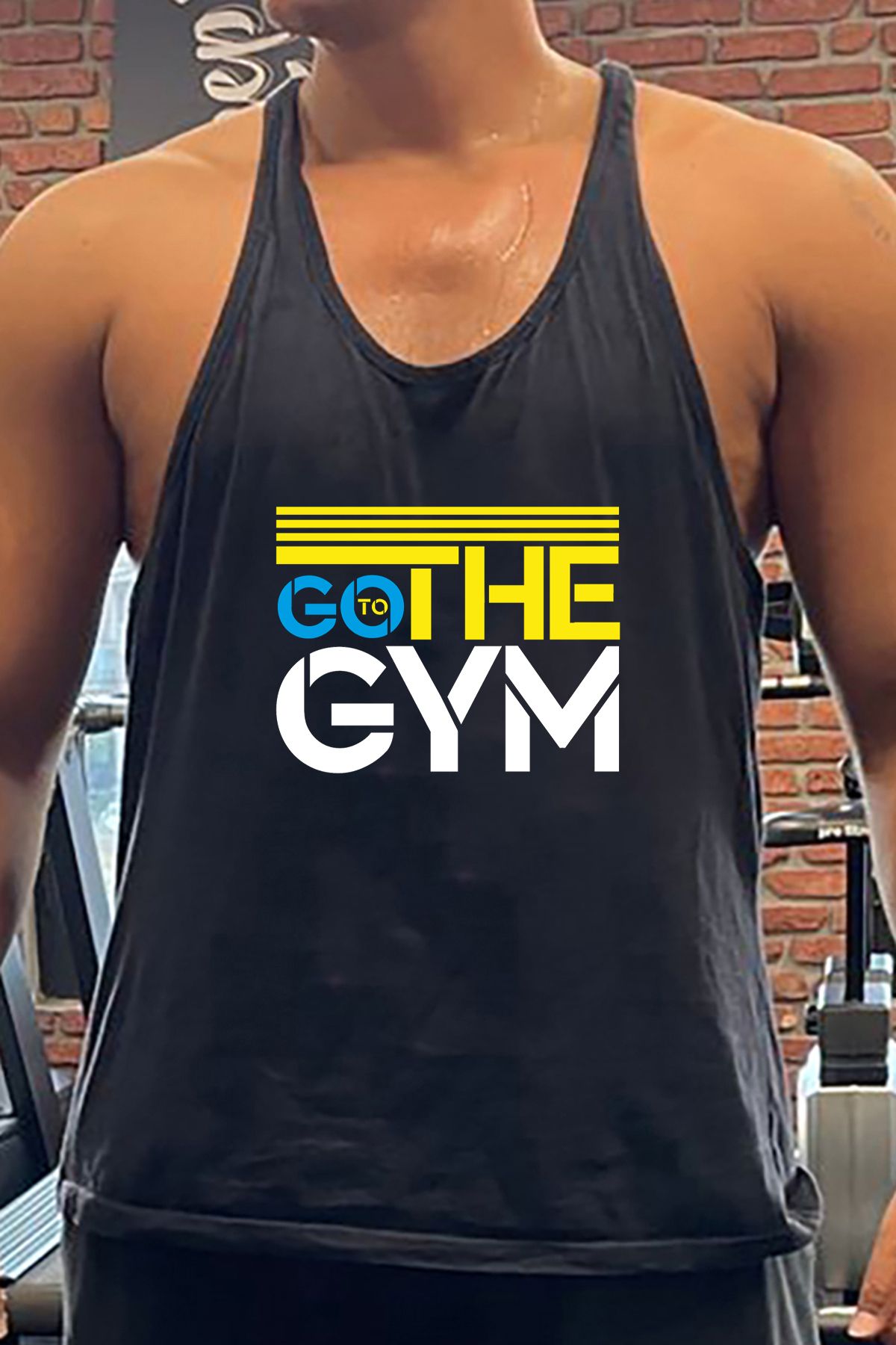 BLUU GoTo Gym Fitness Tank Top Sporcu Atleti