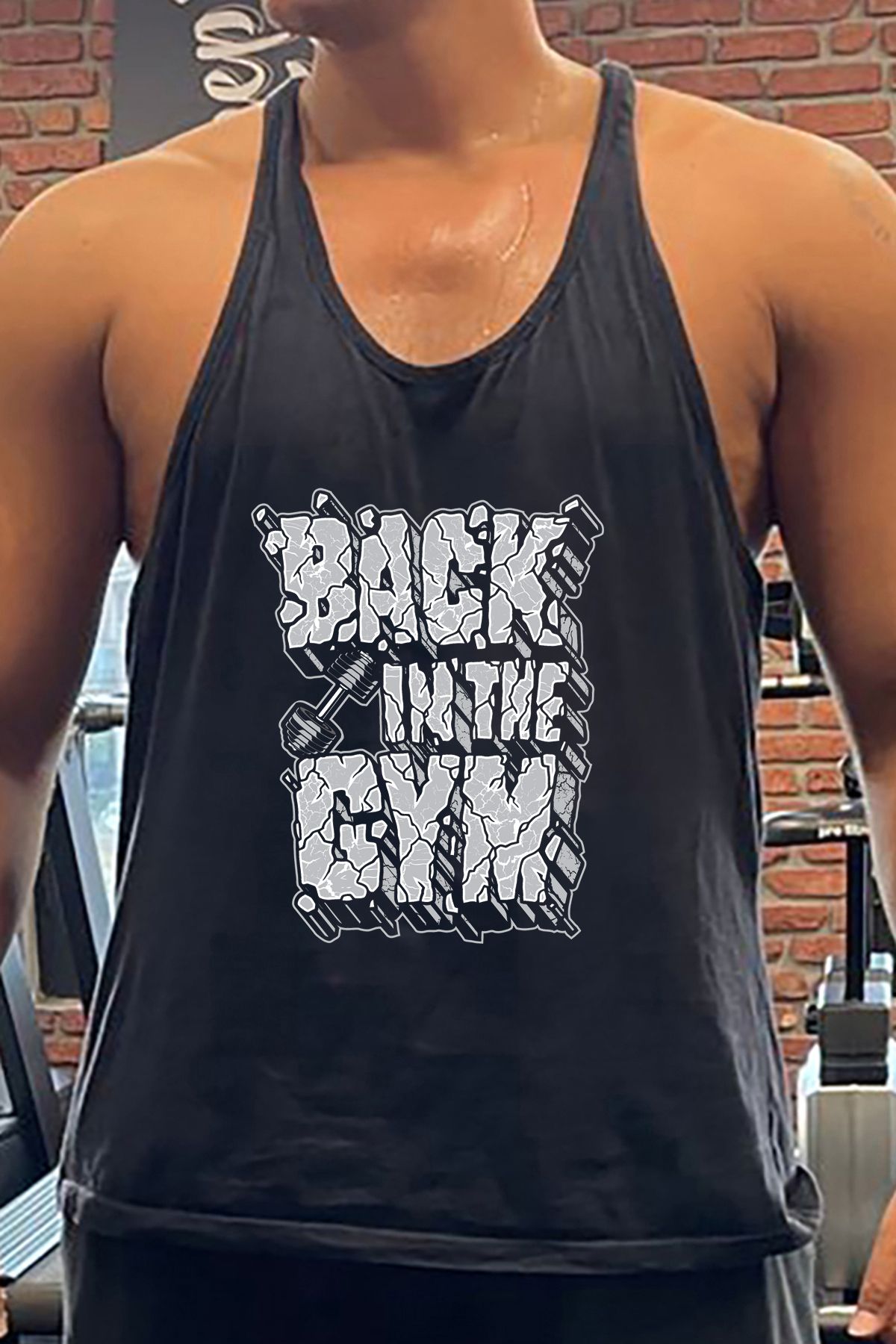 BLUU Backin Gym Fitness Tank Top Sporcu Atleti