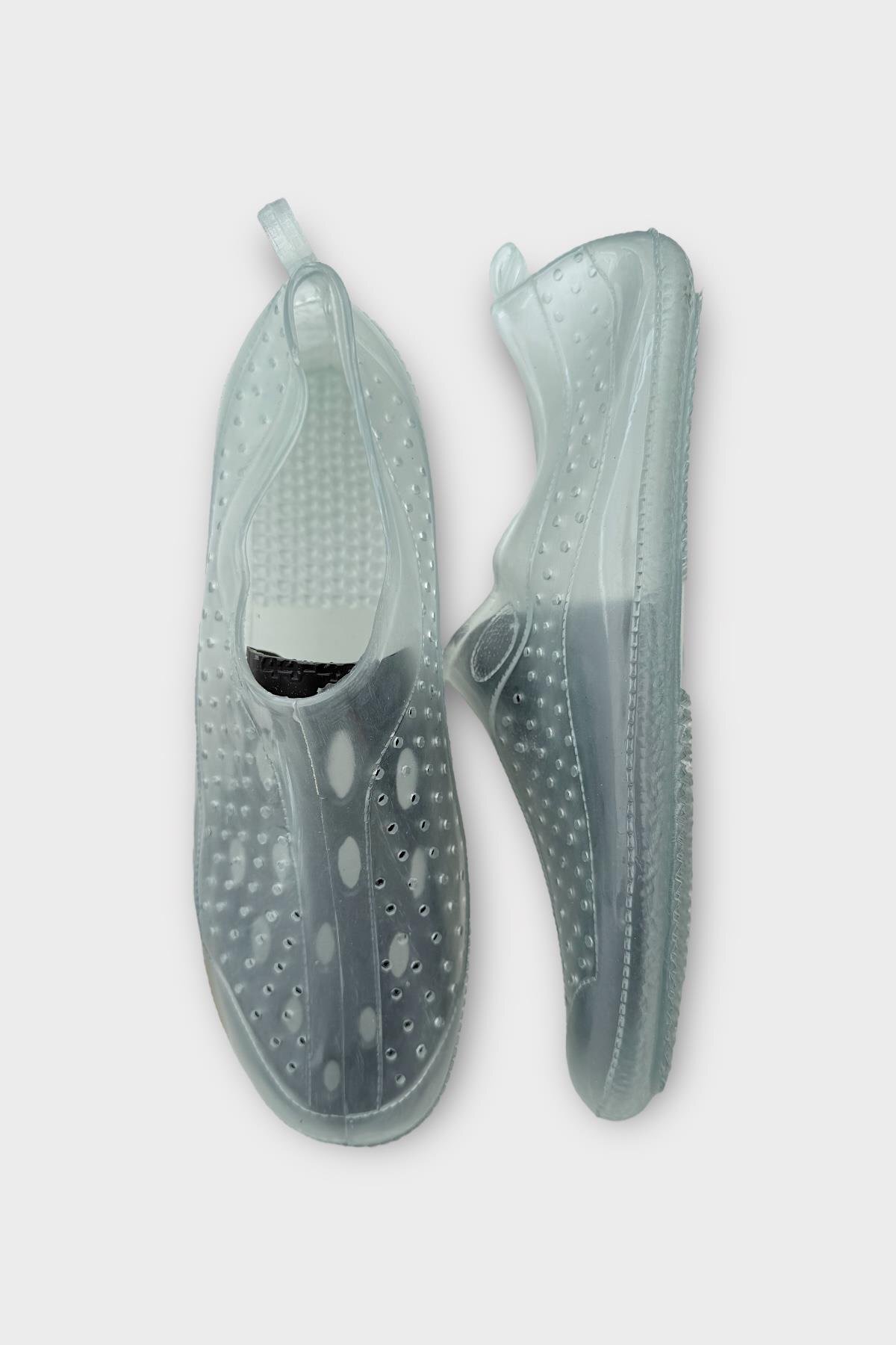 Liger Unisex Deniz Ayakkabısı Kaymaz Taban Şık Havuz Plaj Rafting Sandaleti GRİ görsel 5