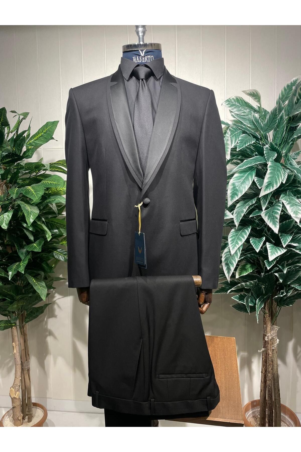 MASERTO Slim Fit Takım Elbise