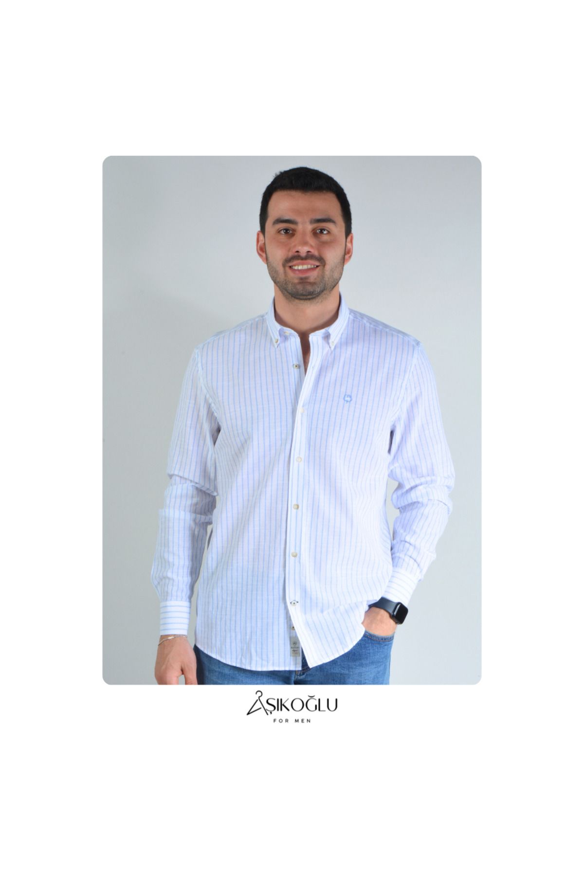 Buffon Pamuk Keten Gömlek