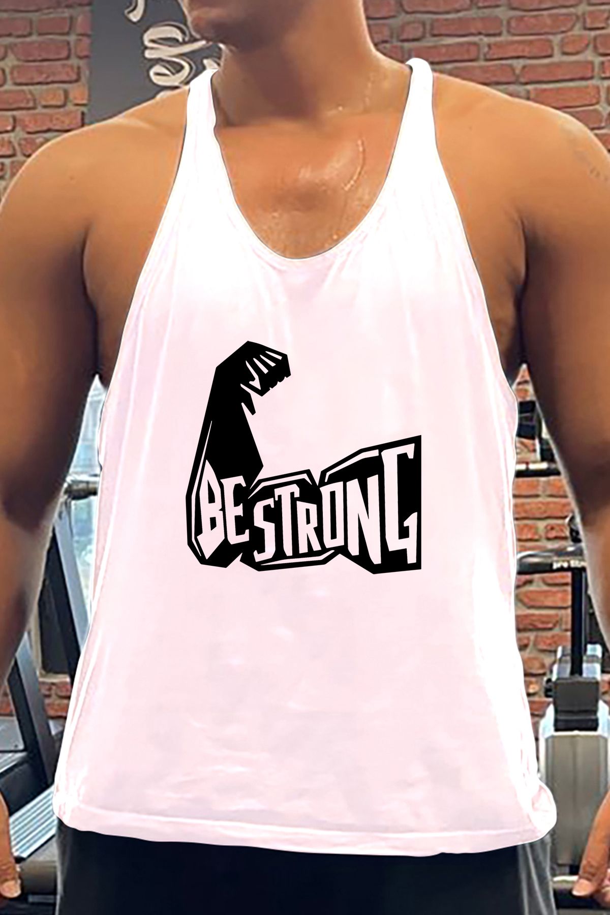 BLUU BePunch Gym Fitness Tank Top Sporcu Atleti