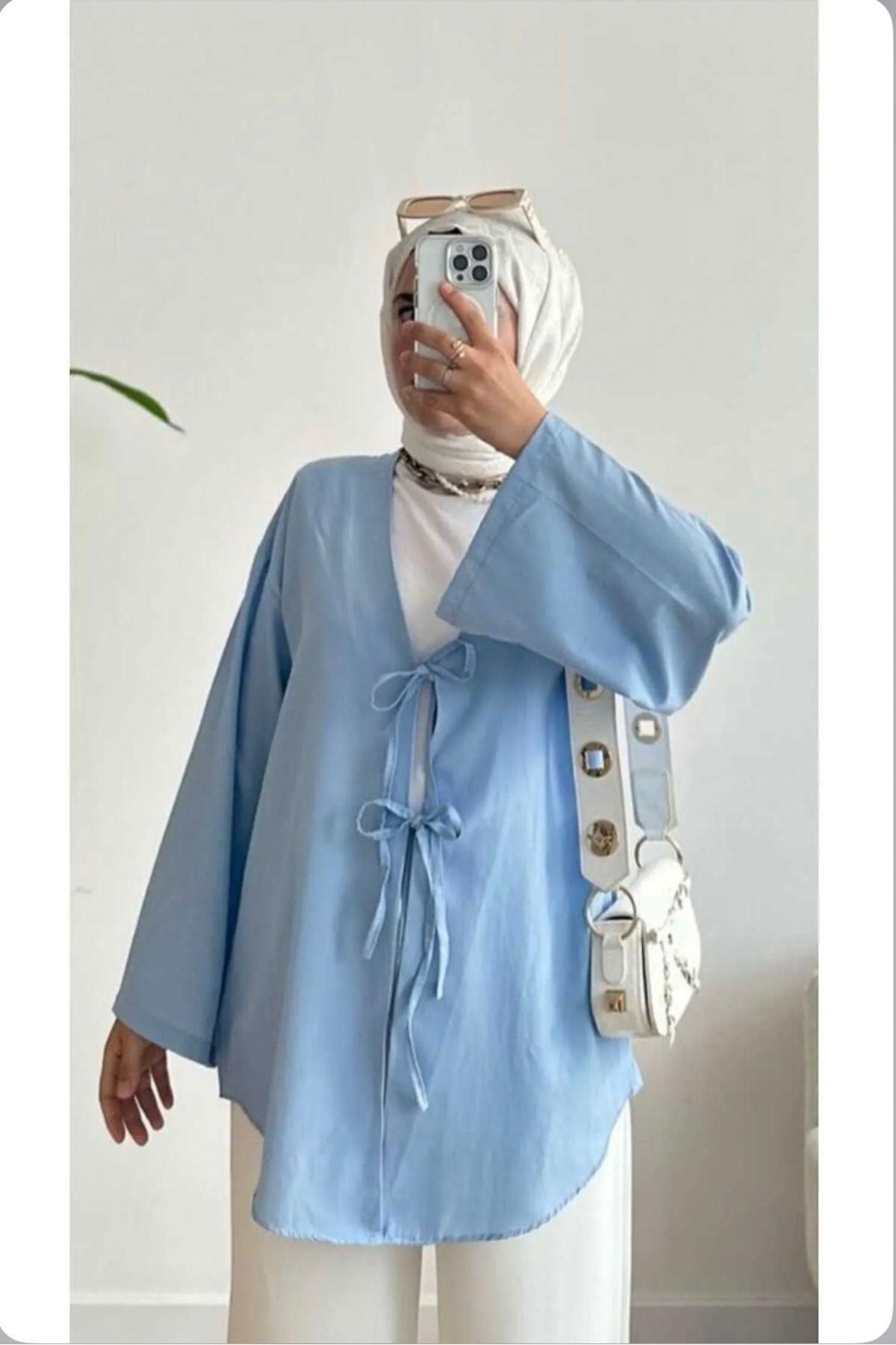 KMR Kimono Tunik Önü Bağlamalı