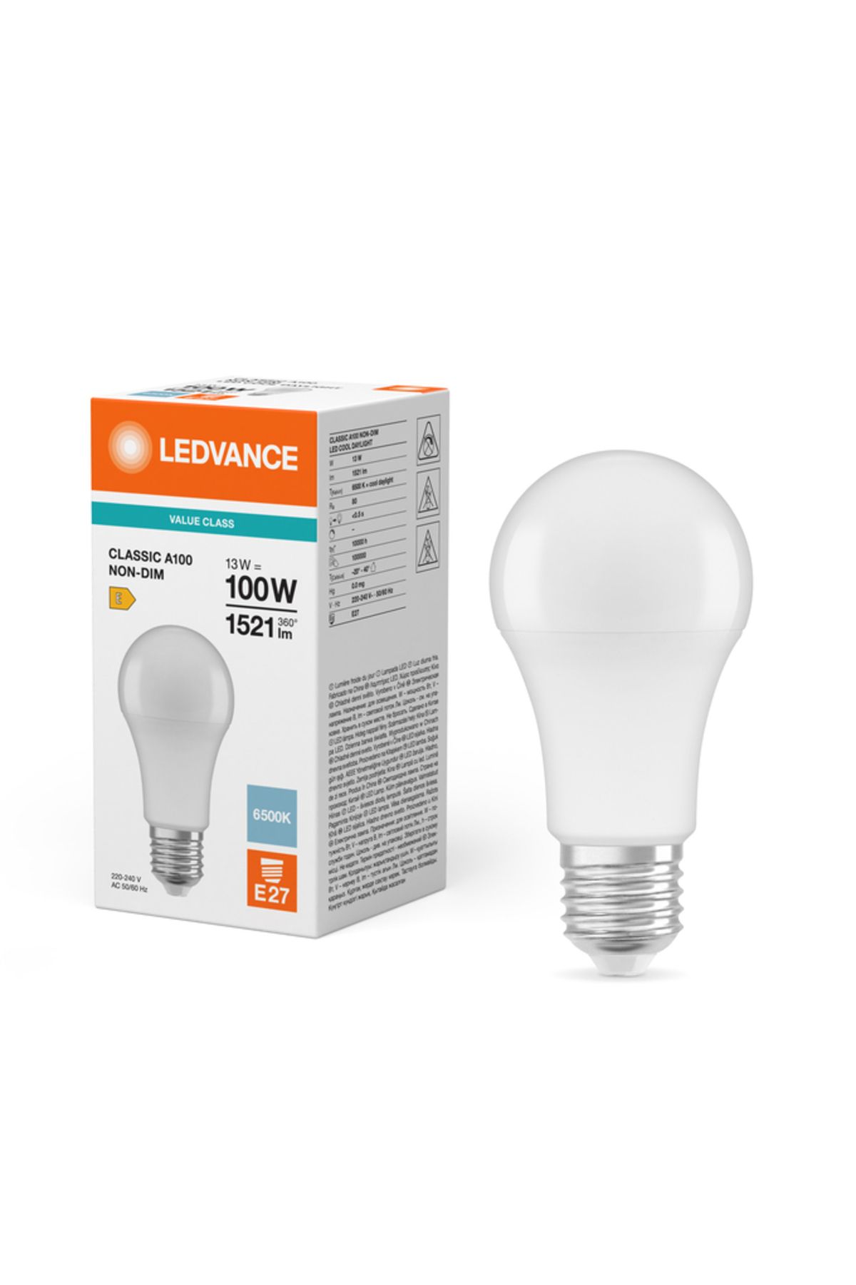 Osram Led 13W 6500K 1521lm E27 Duy Beyaz Işık Ampul