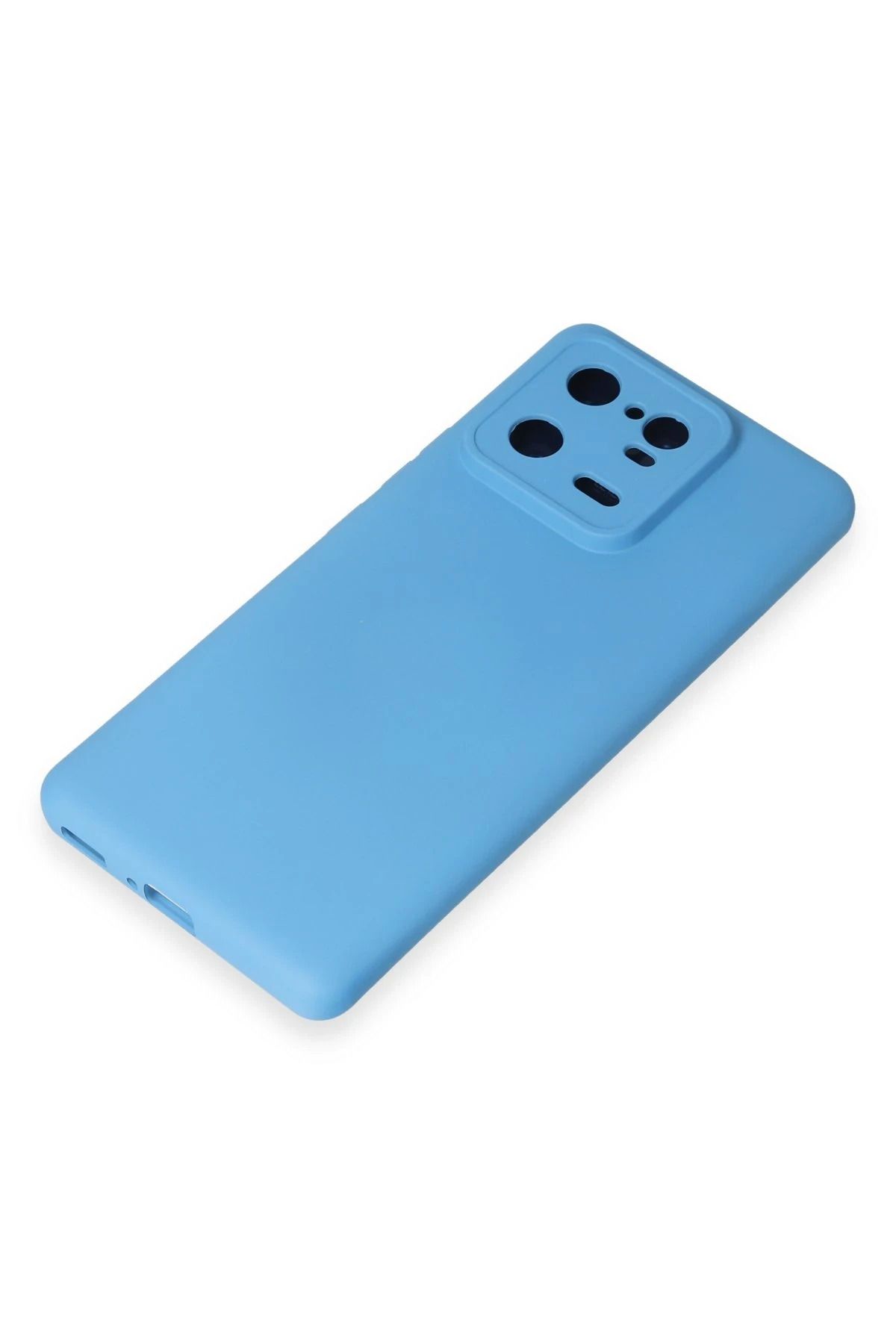NewFace Xiaomi Mi 13 Pro Uyumlu Kılıf Nano içi Kadife Silikon - Mavi WLZOR