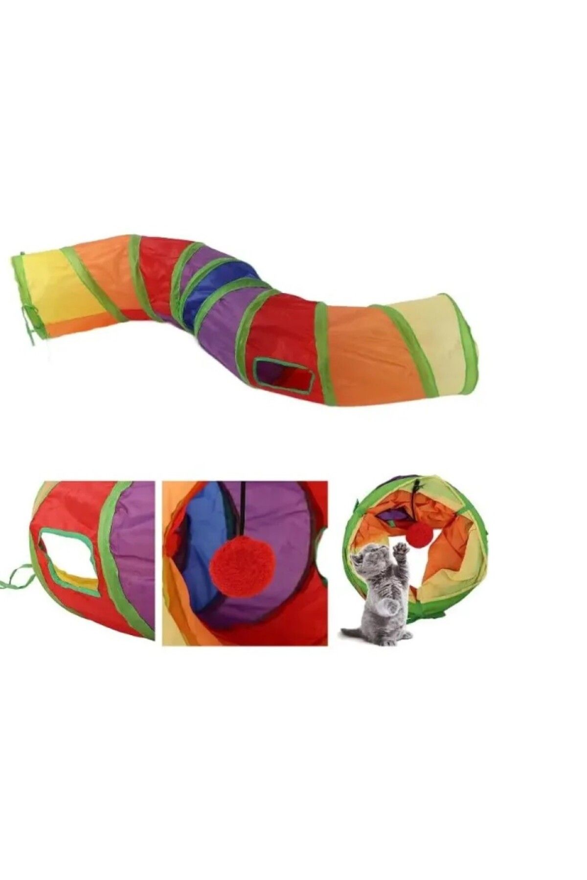TimeStart Kedi Oyun Tüneli 125 cm