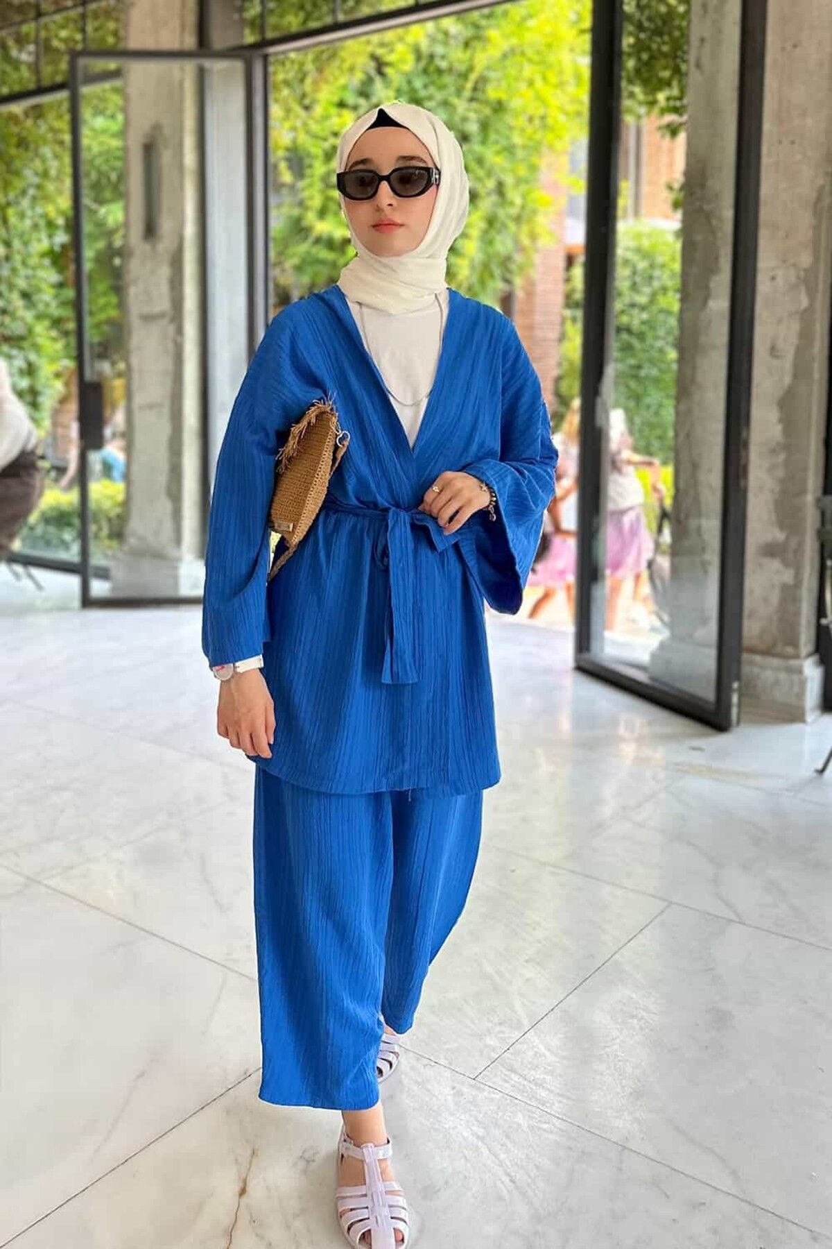 ByBensu Kimono Takım -Mavi