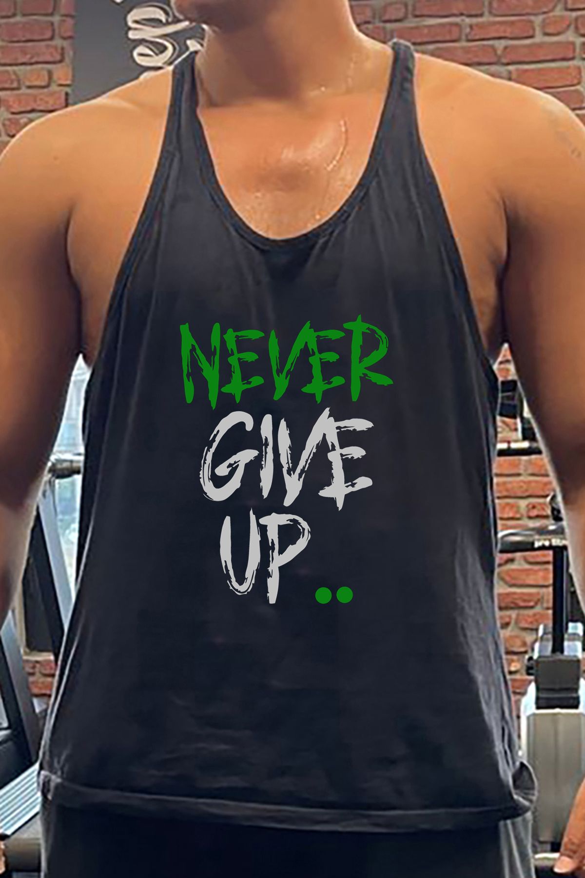 BLUU NGi Gym Fitness Tank Top Sporcu Atleti