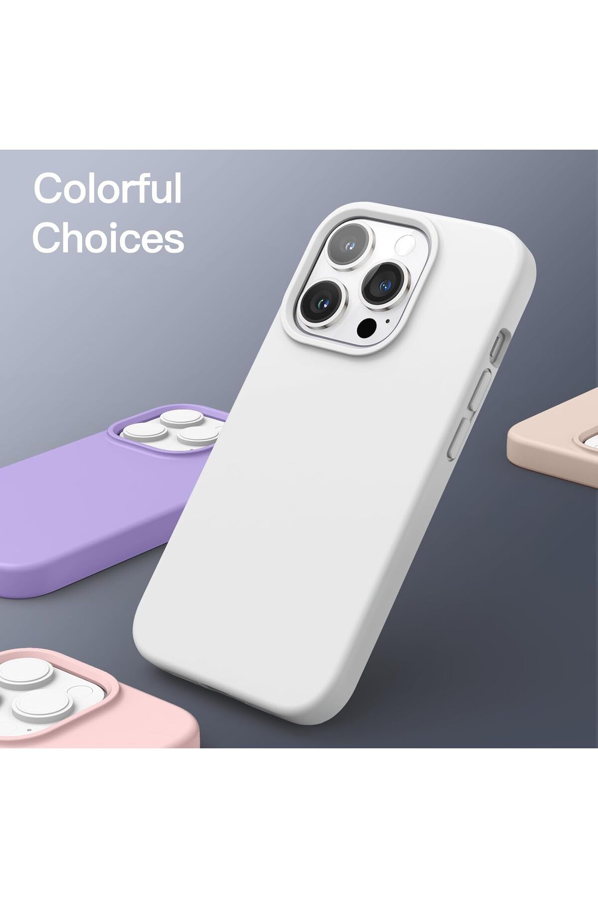 Generic-Silicone Case Cover Compatible with iPhone 14 Pro 6.1 " , Ultra Slim Fit with Full Body Protection 6
