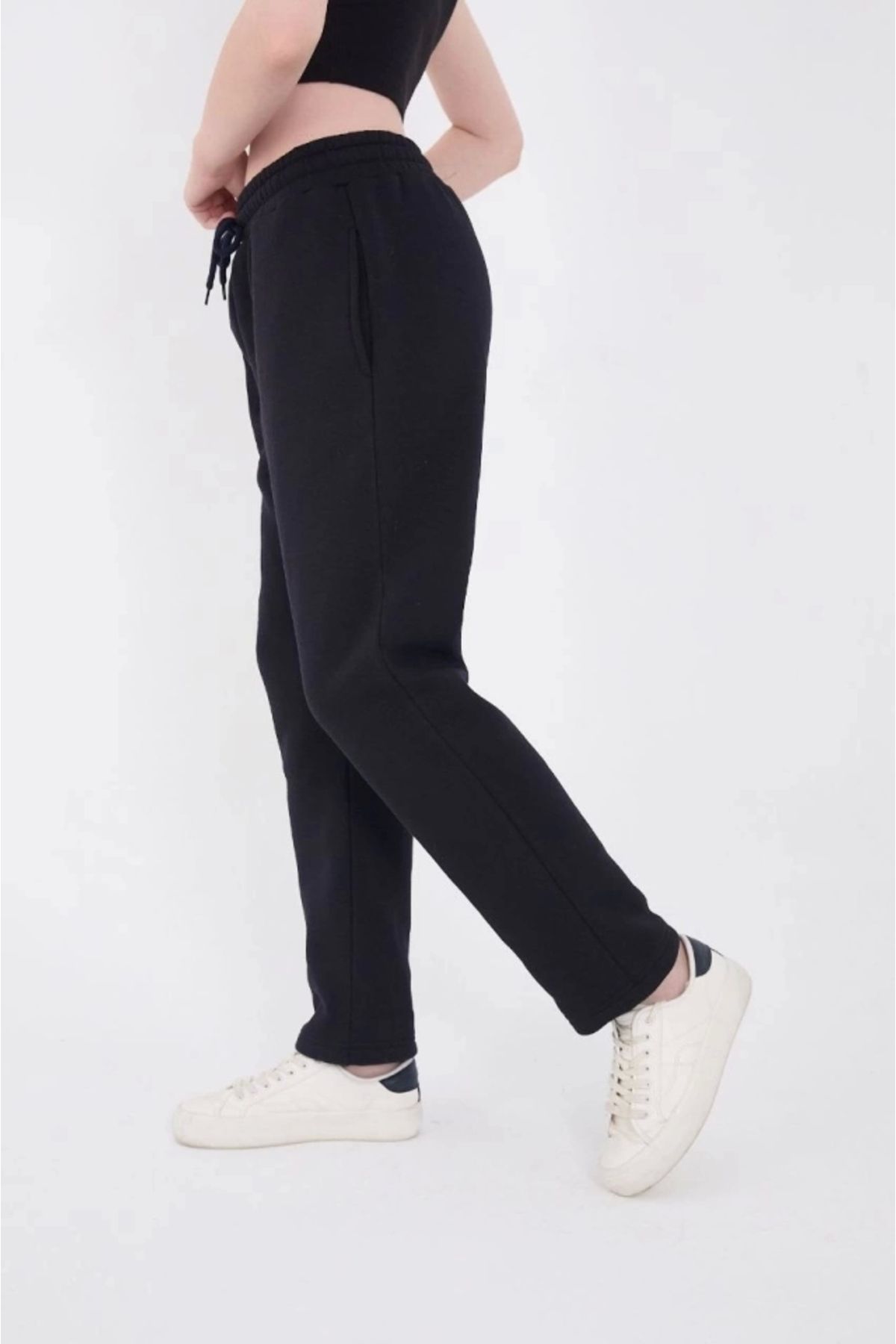 nedo7 Unisex Üç İplik Basic Eşofman Pantolon - Lacivert