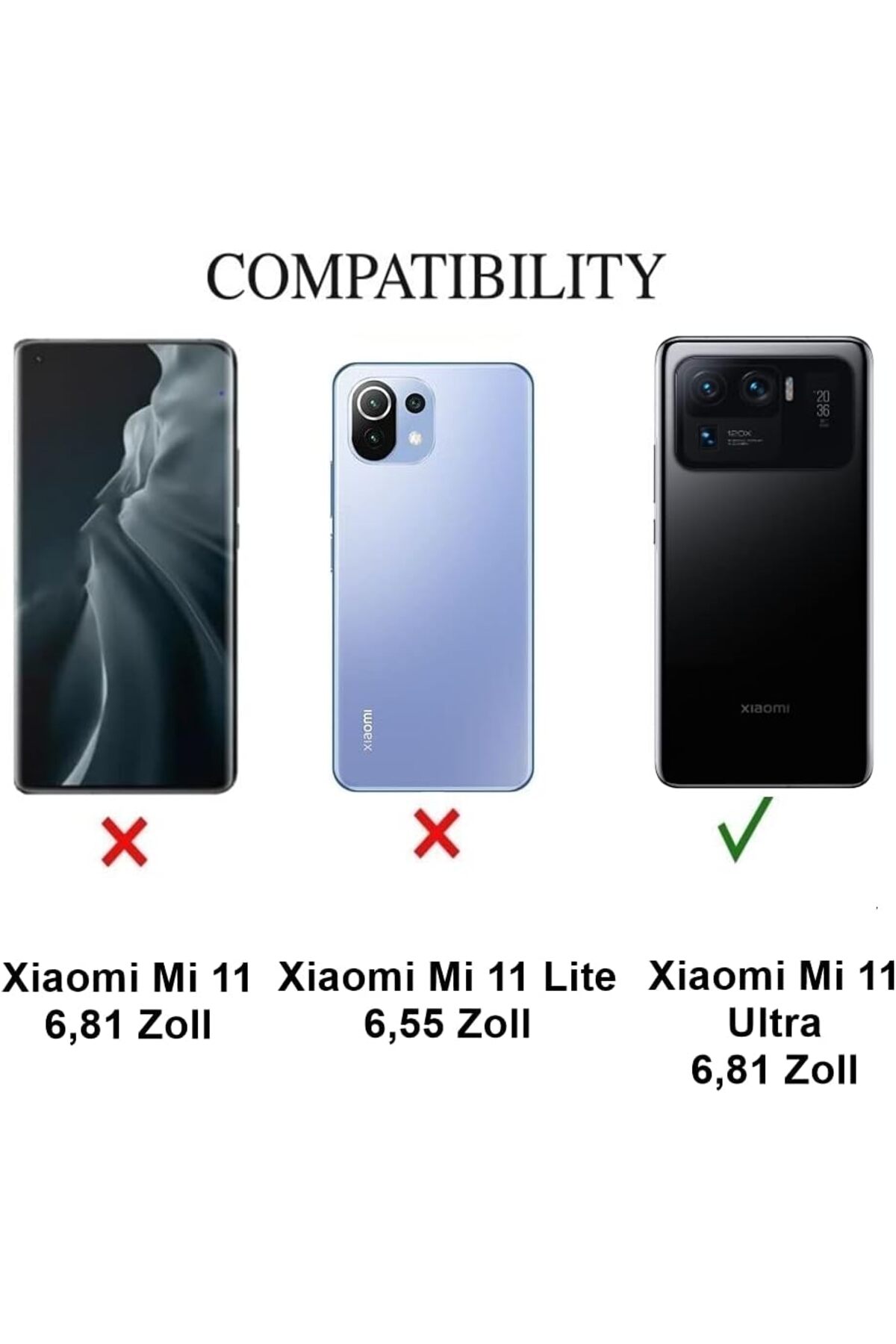 Xiaomi Mi 11 Ultra Uyumlu Kılıf Şeffaf 3d Kamera Korumalı Renksiz Esnek Silikon Mi 11 Ultra Kapak