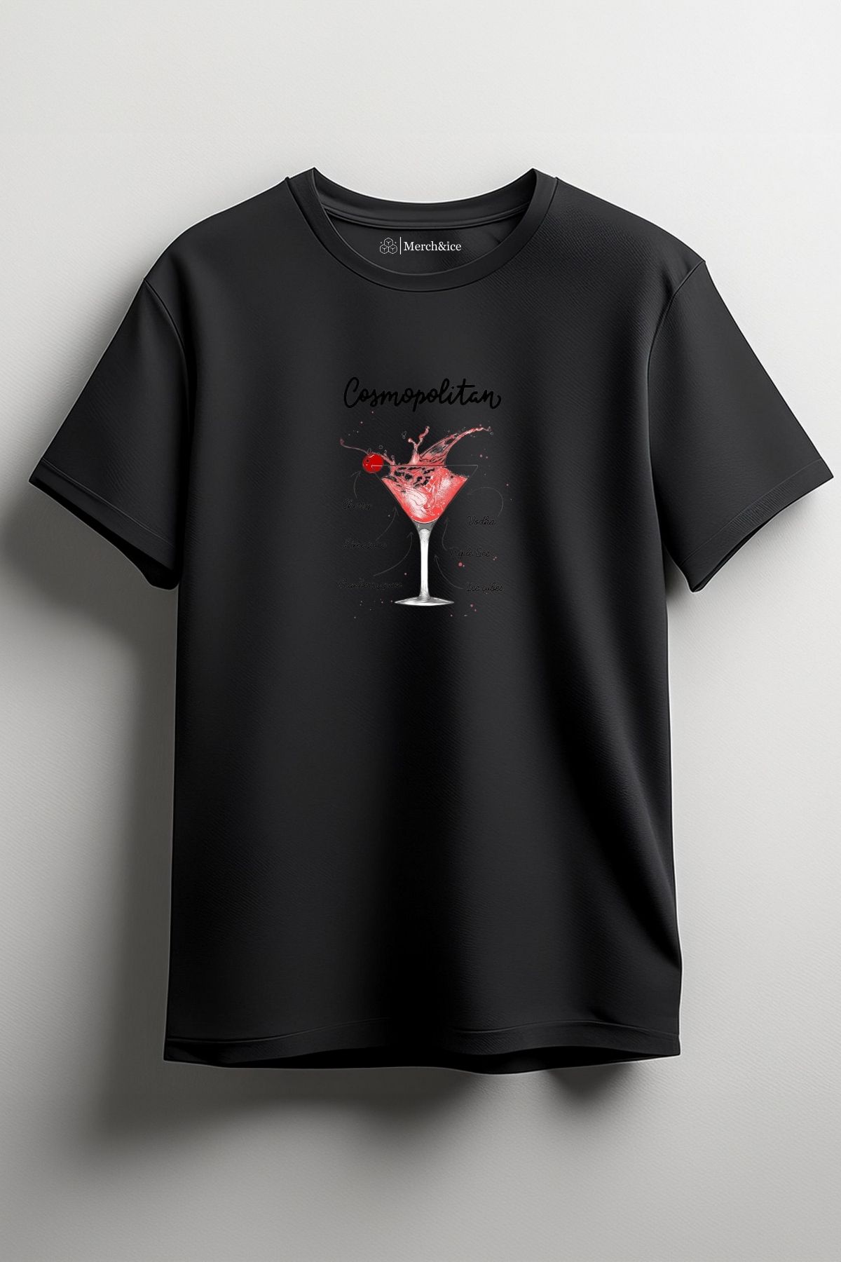 Merch&ice Tarifli Cosmopolitan Baskılı Unisex T-Shirt