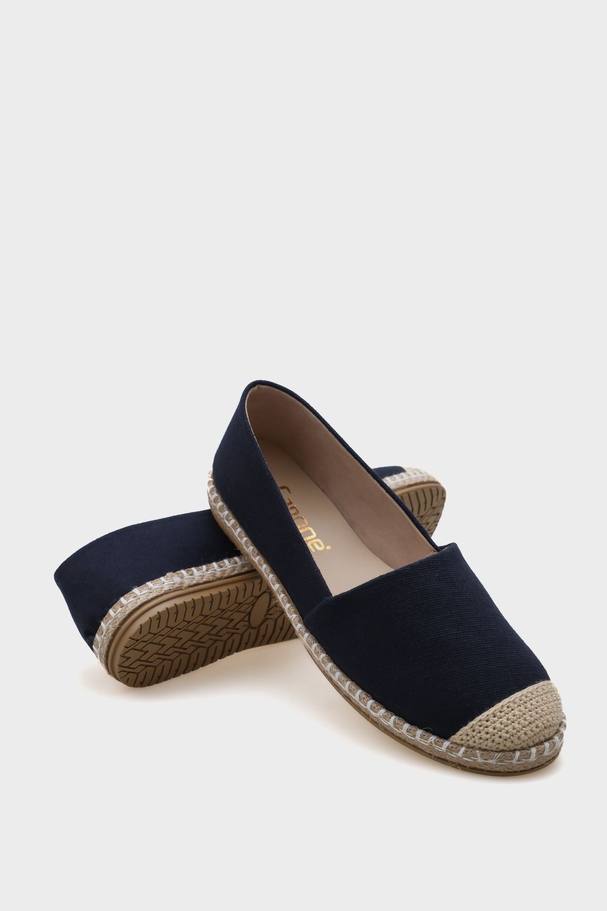 اسپادریل آبی زنانه Pasarella Kenten Espadril اورجینال Capone Outfitters