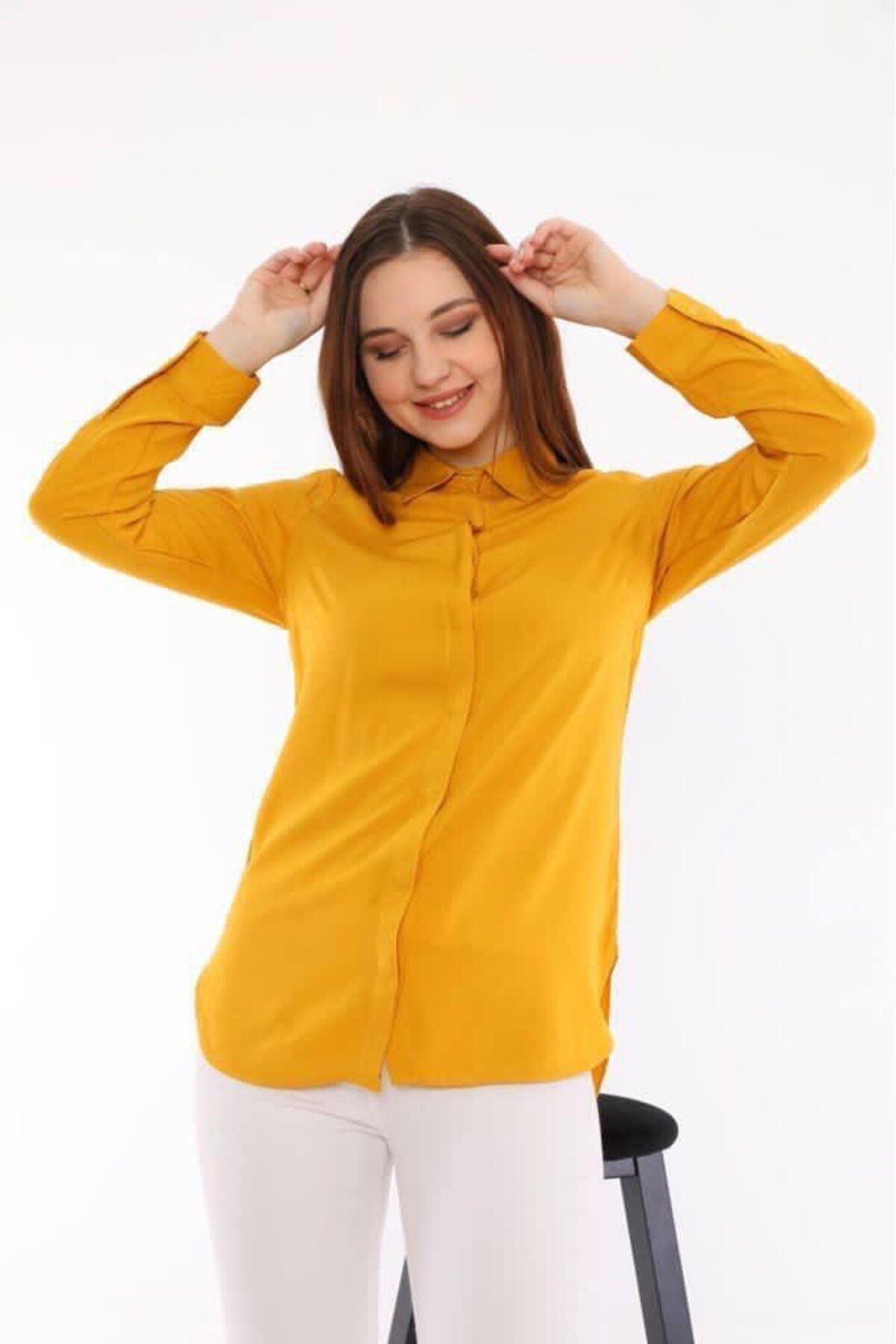 Sum DÜZ RENK SPOR GÖMLEK 👚