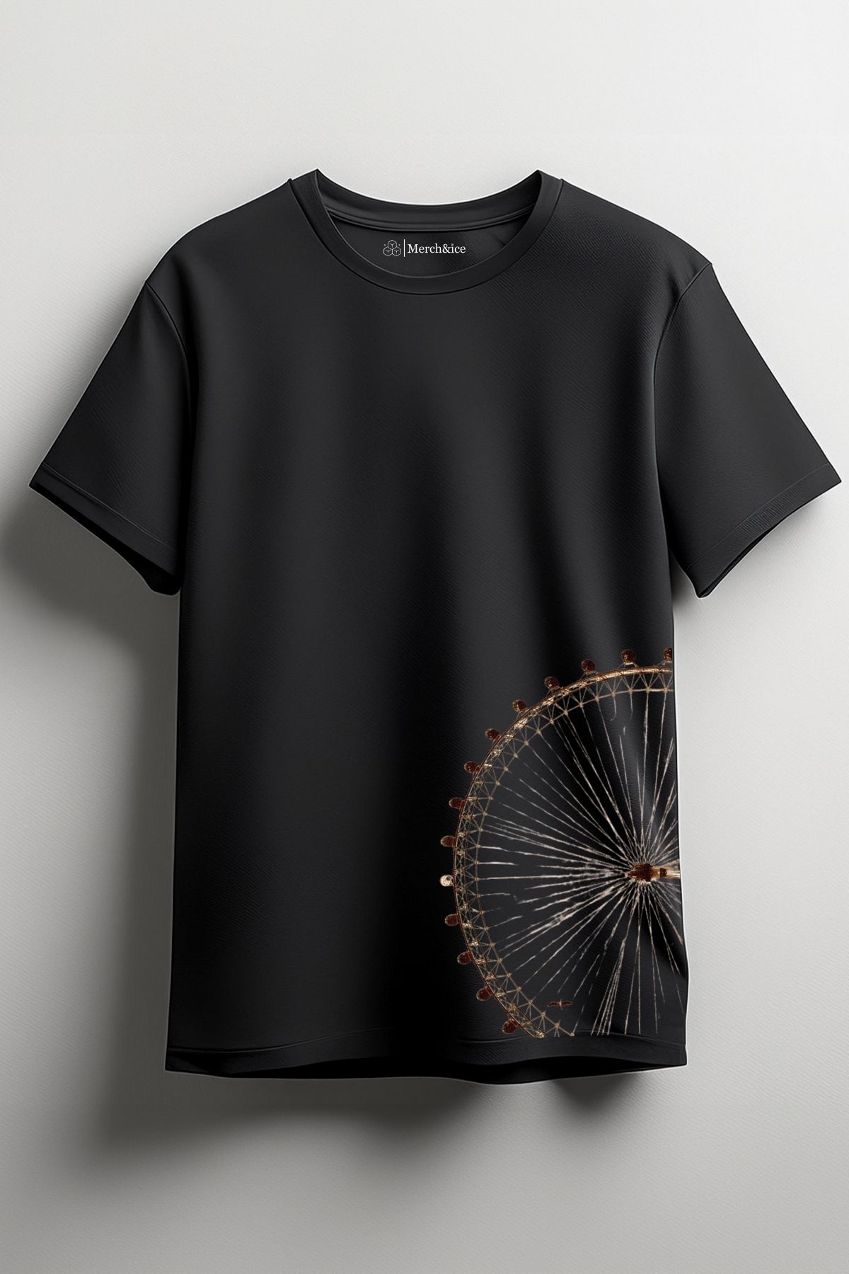 Merch&ice Dönme Dolap Baskılı Unisex T-Shirt