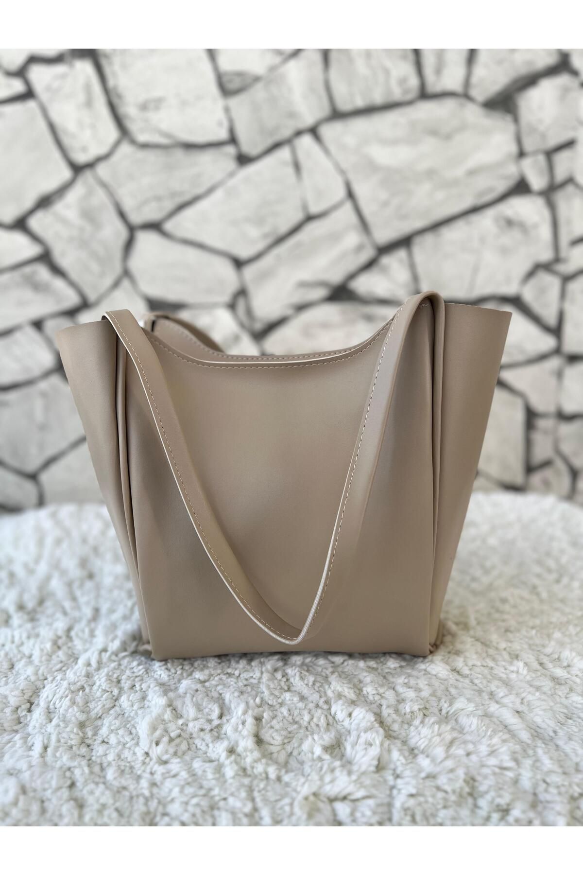shop MİRELLA ÇANTA KADIN BÜYÜK BOY OMUZ ÇANTASI